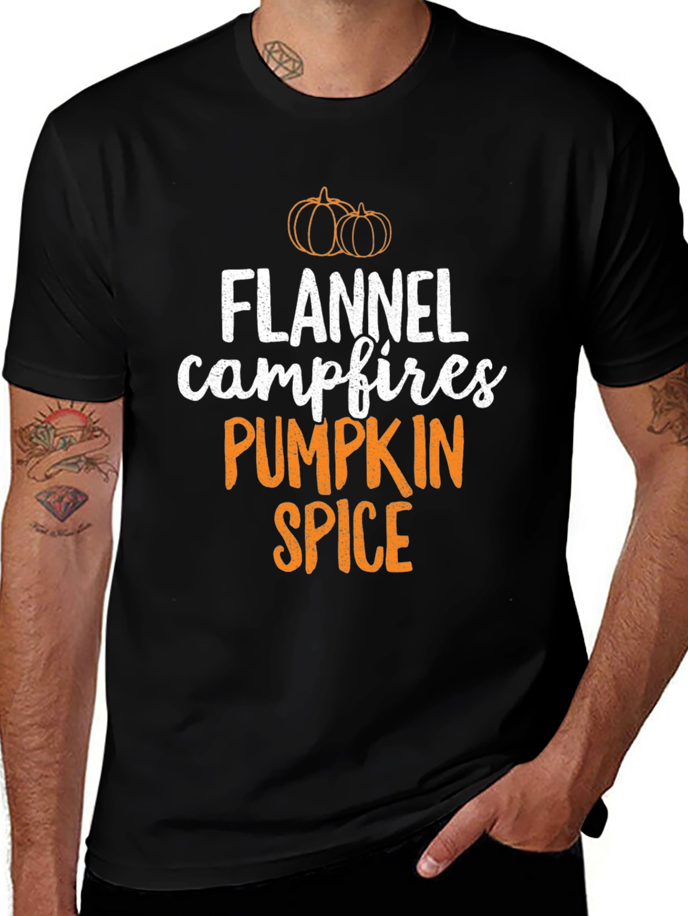 Flannel Campfires Pumpkin Spice T-Shirt