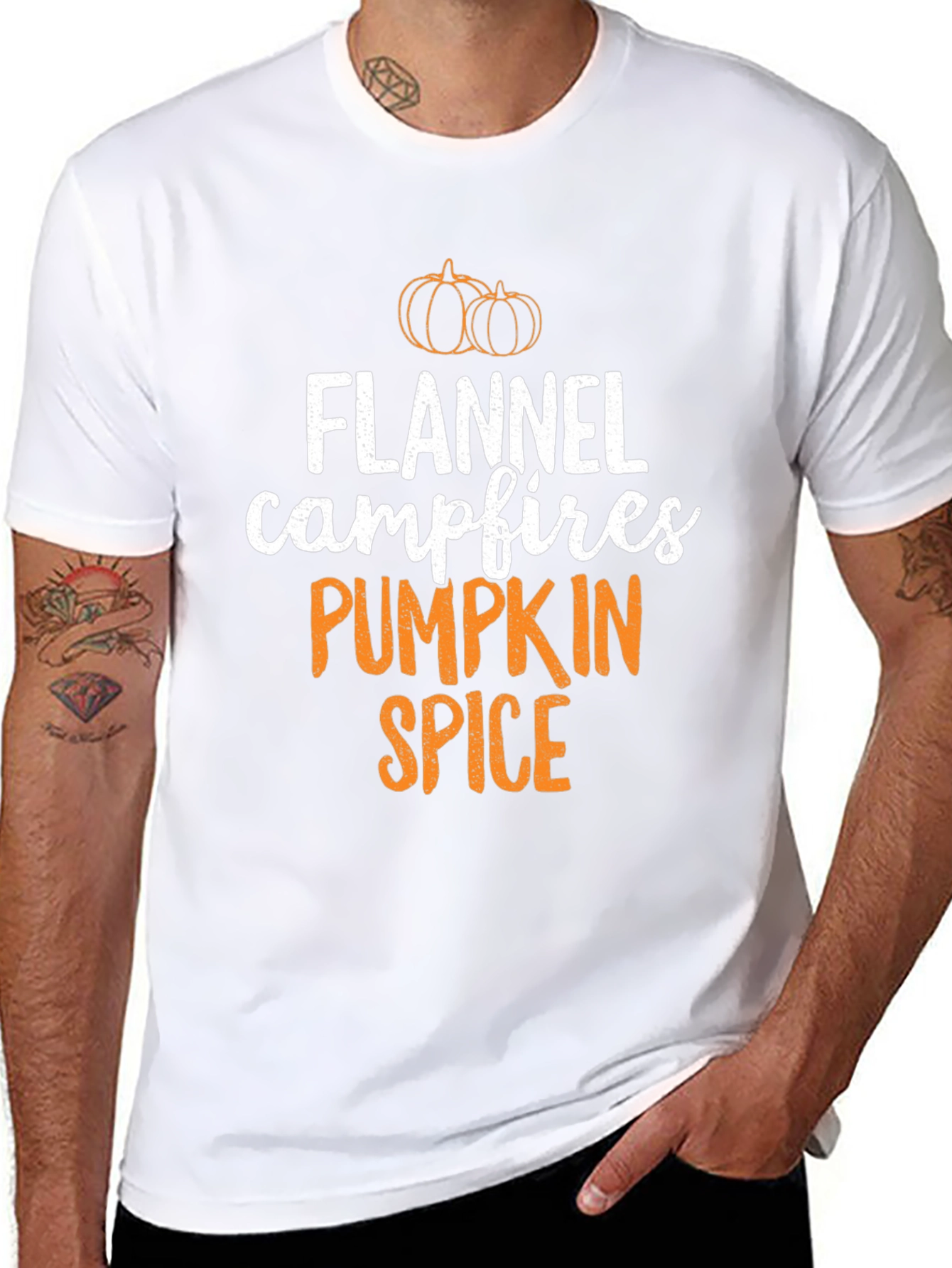 Flannel Campfires Pumpkin Spice T-Shirt
