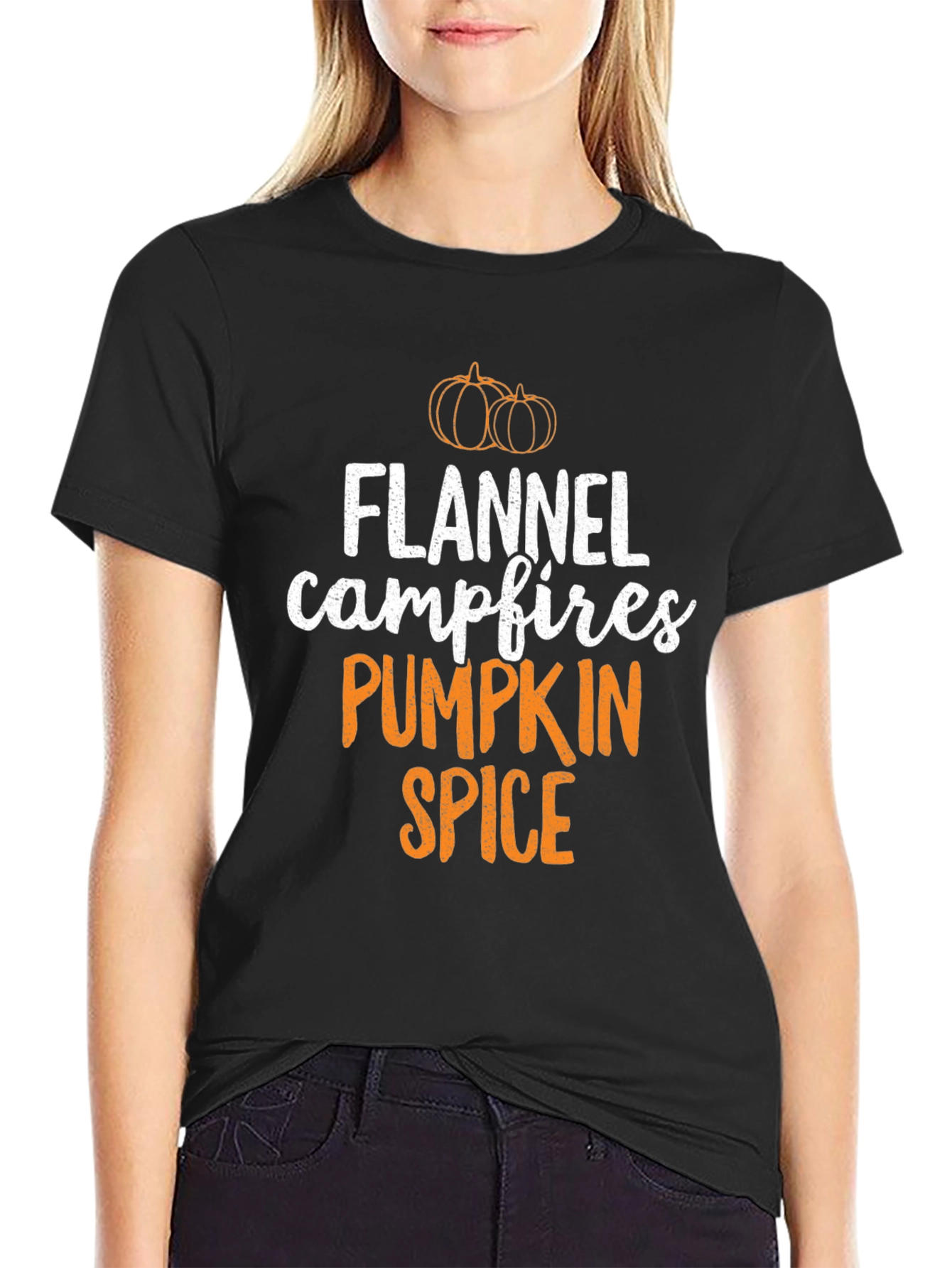 Flannel Campfires Pumpkin Spice T-Shirt