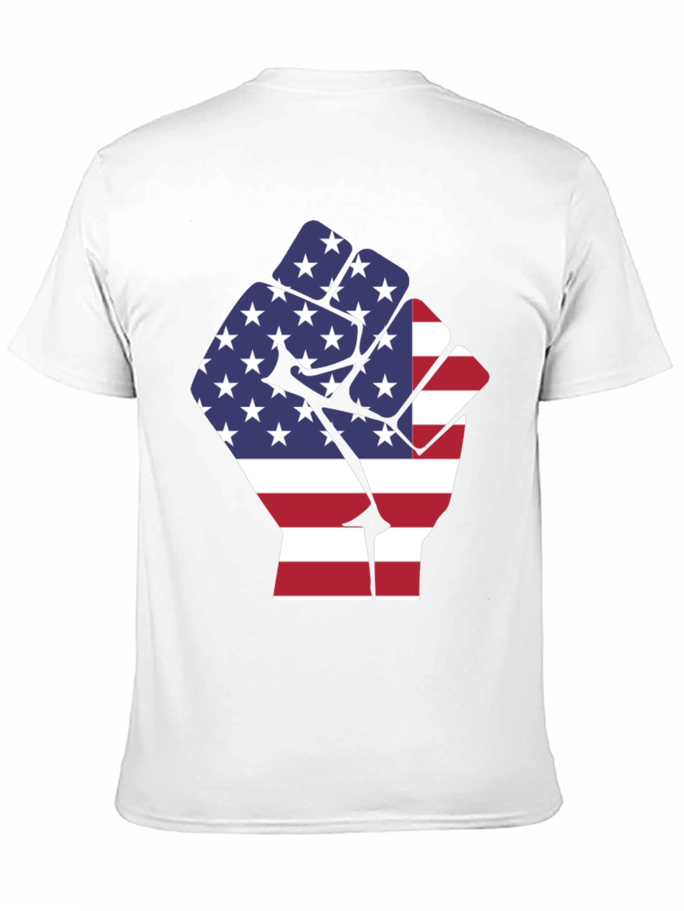 American Flag Fist Graphic T-Shirt