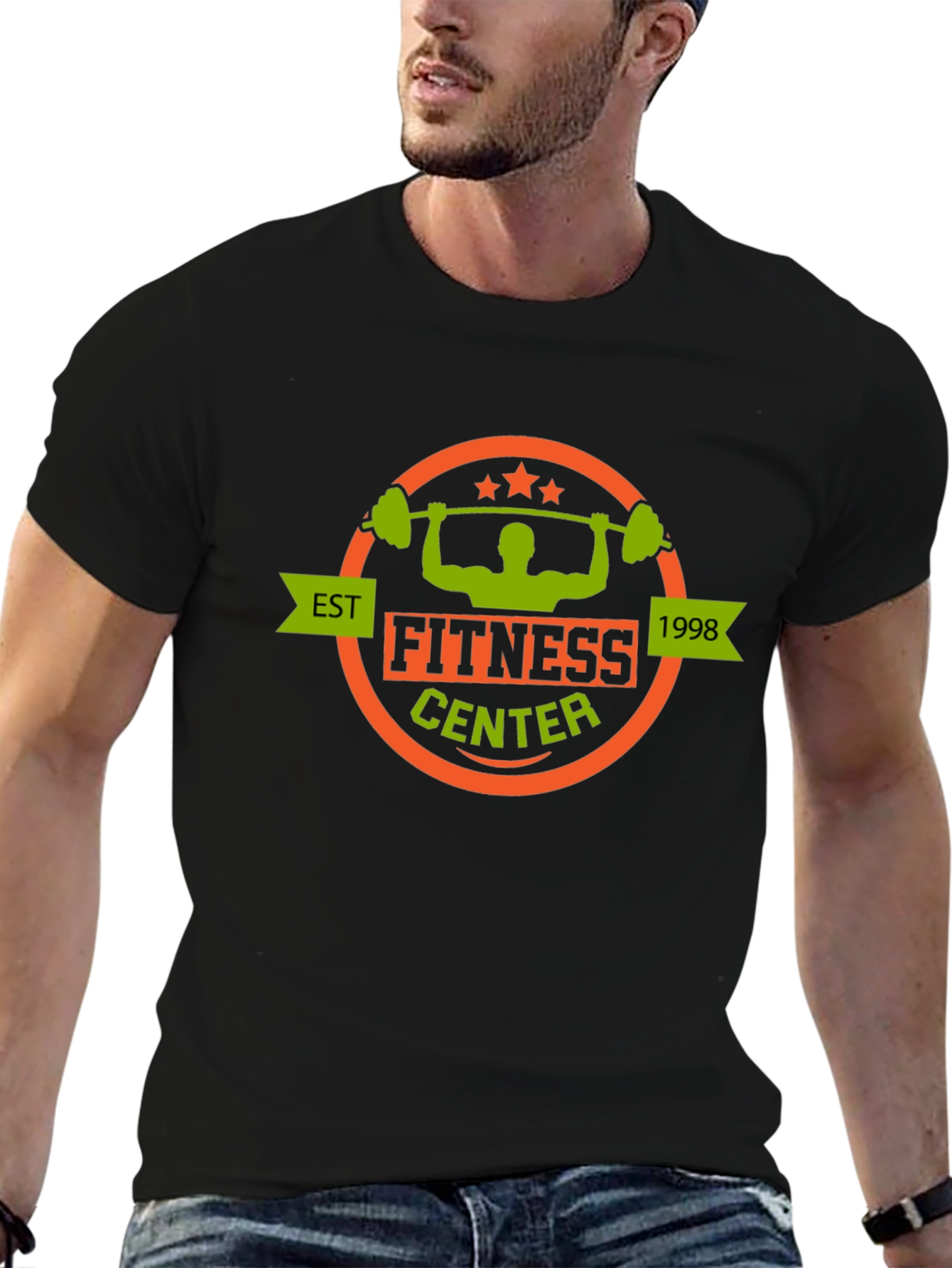 Fitness Center EST 1998 Graphic T-Shirt