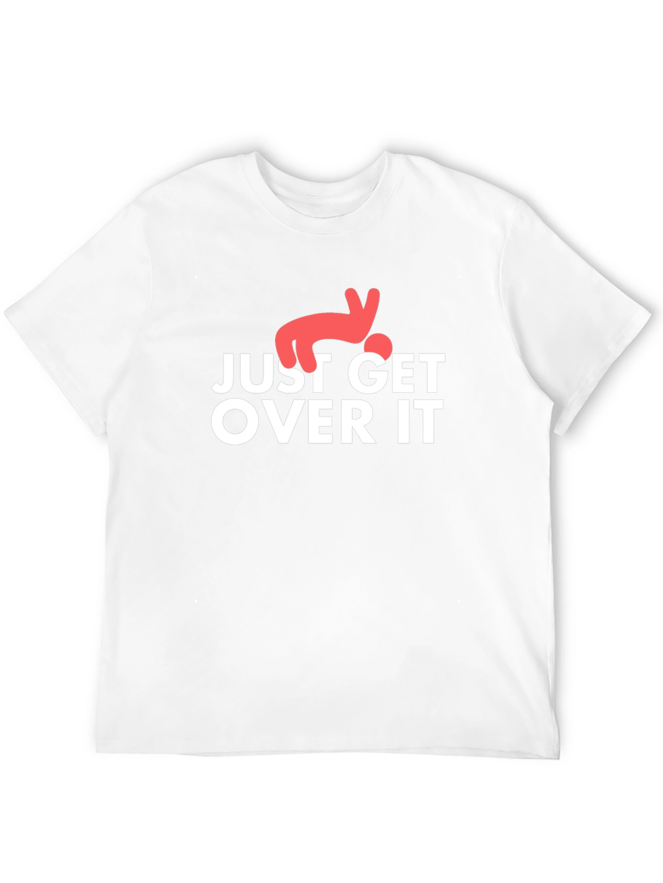 Just Get Over It Graphic T-Shirt Black