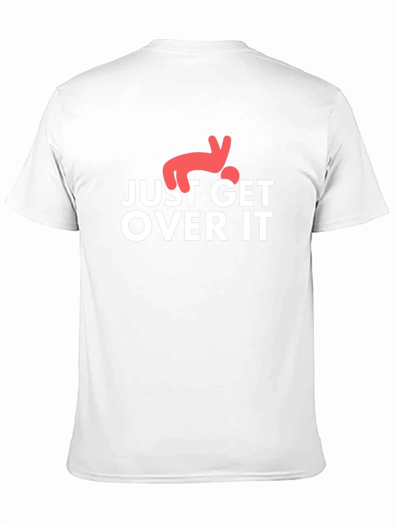 Just Get Over It Graphic T-Shirt Black