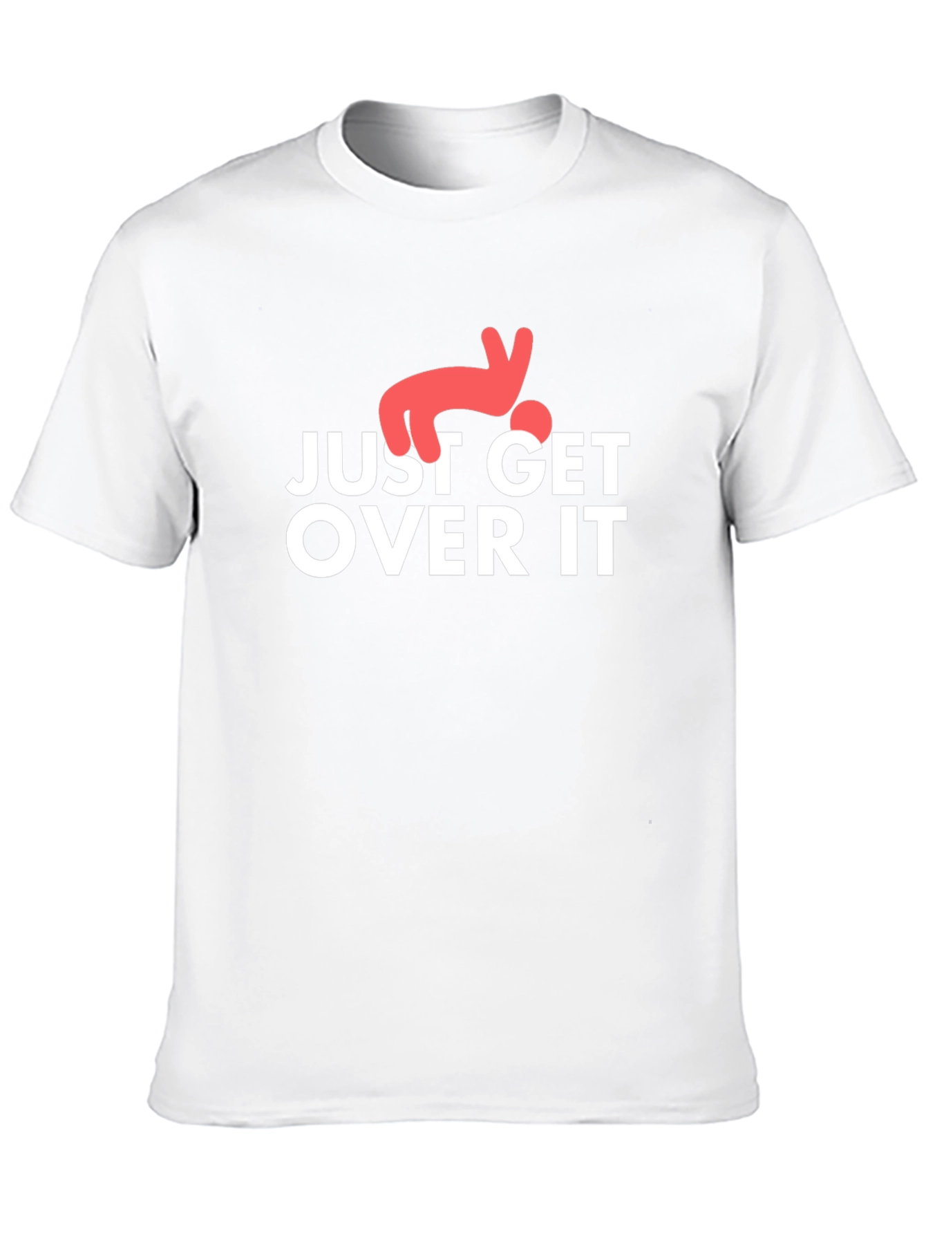 Just Get Over It Graphic T-Shirt Black