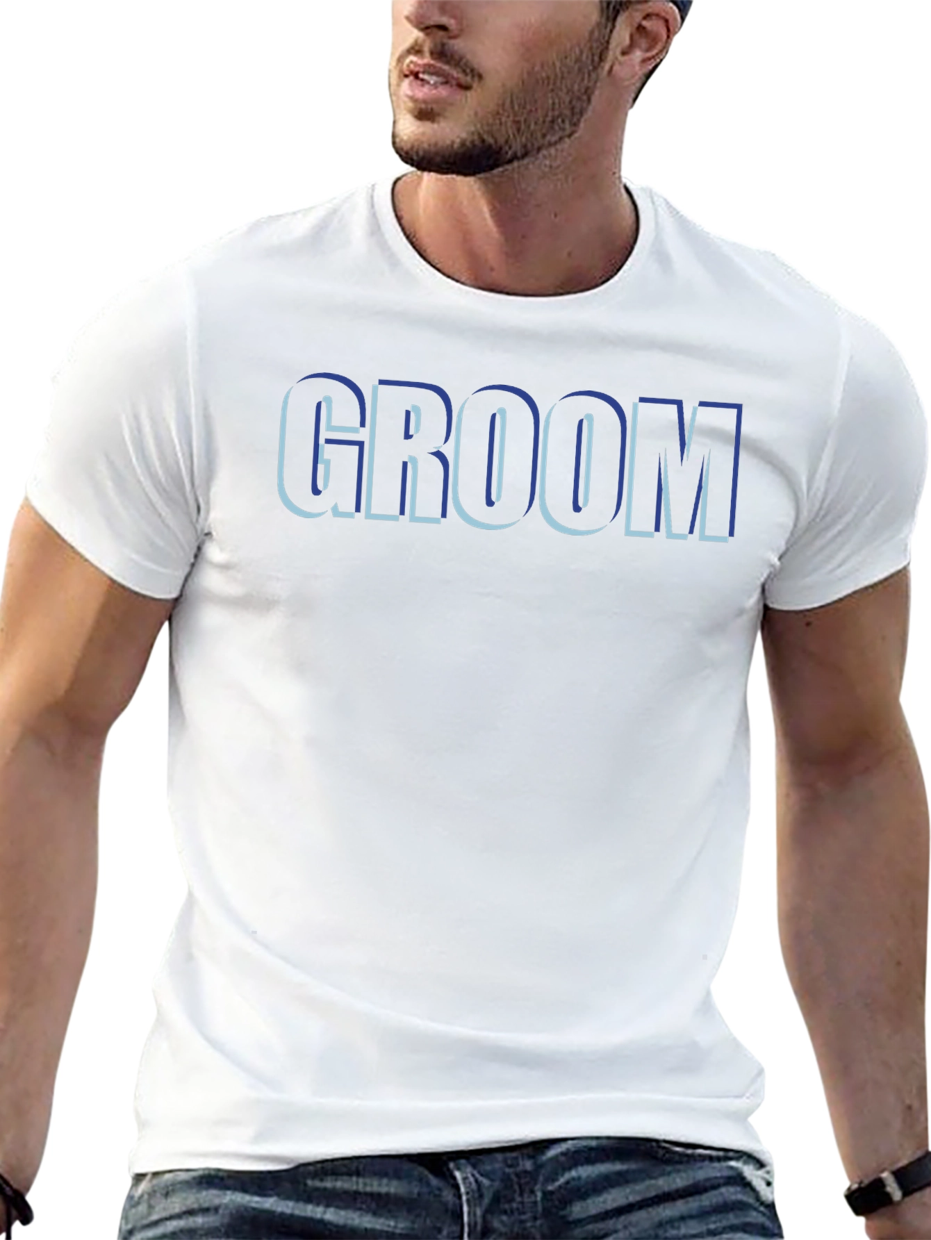 Groom Graphic T-Shirt - Stylish Wedding Apparel
