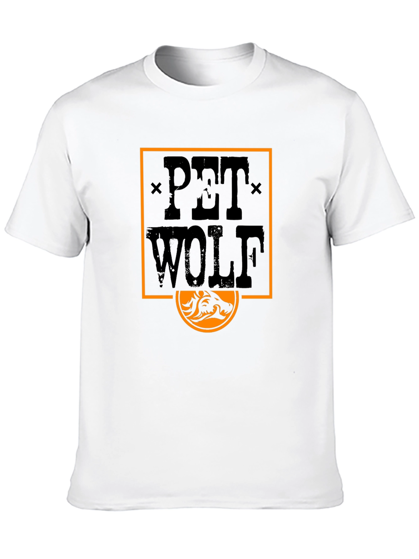 Pet Wolf Graphic Tee - Black T-Shirt