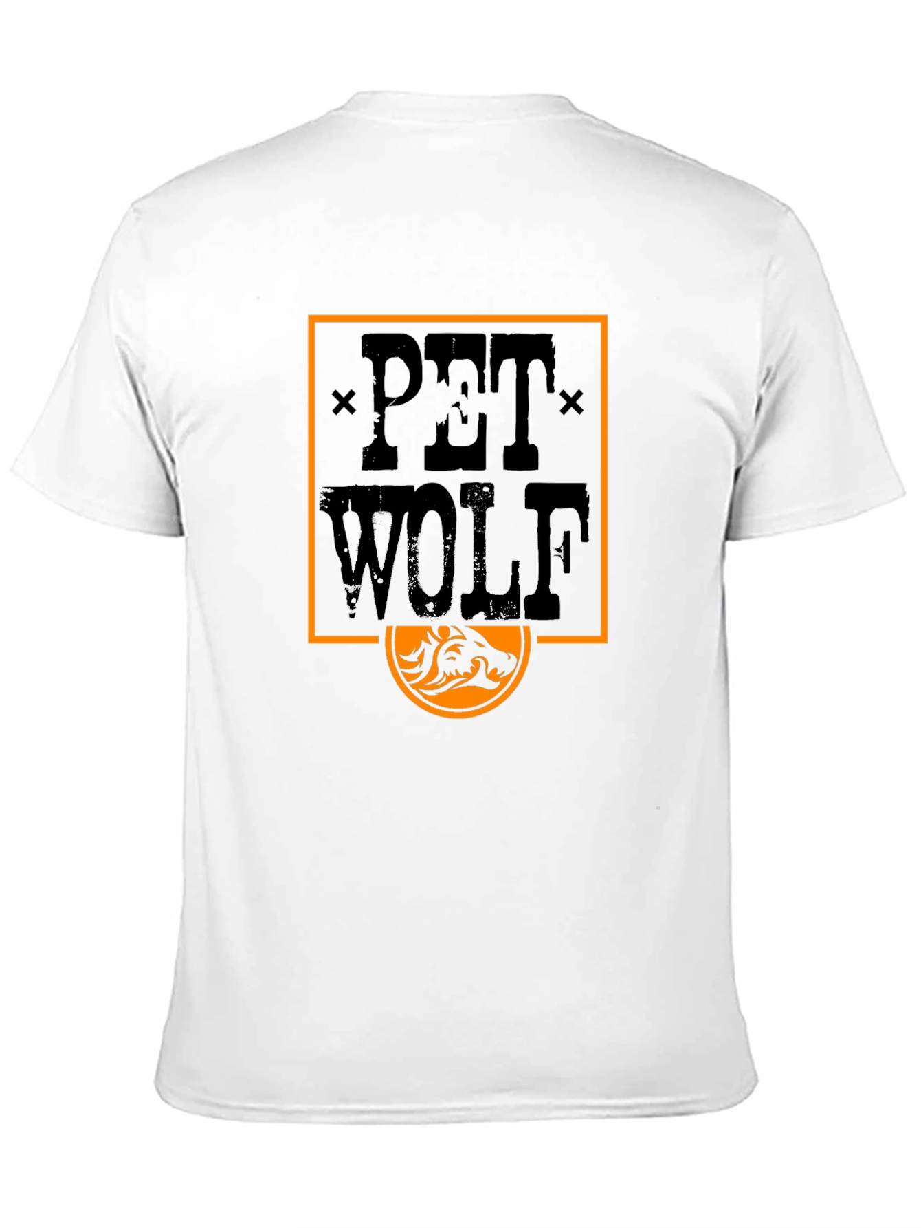 Pet Wolf Graphic Tee - Black T-Shirt