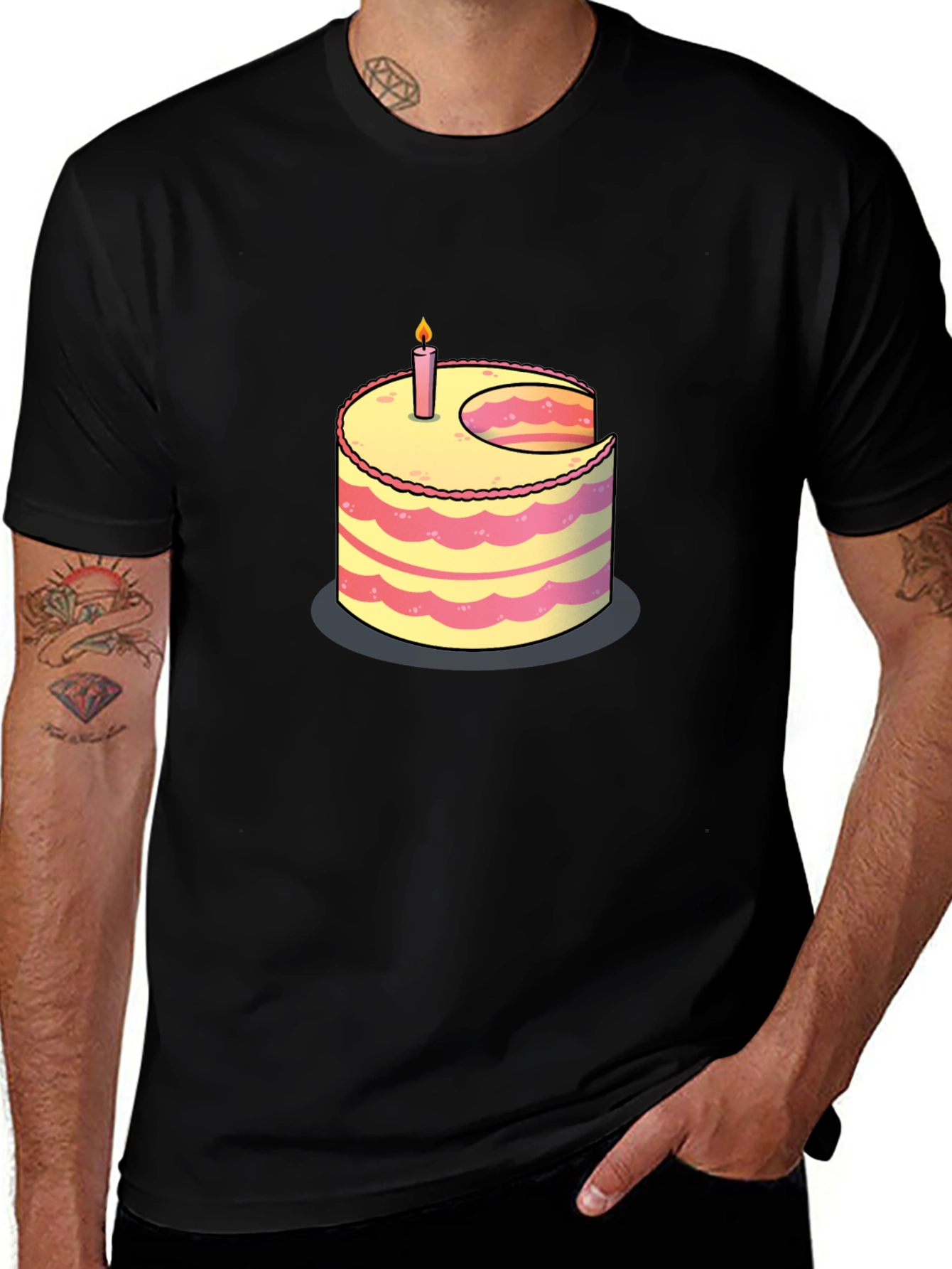 Cake Slice T-Shirt - Sweet Birthday Style
