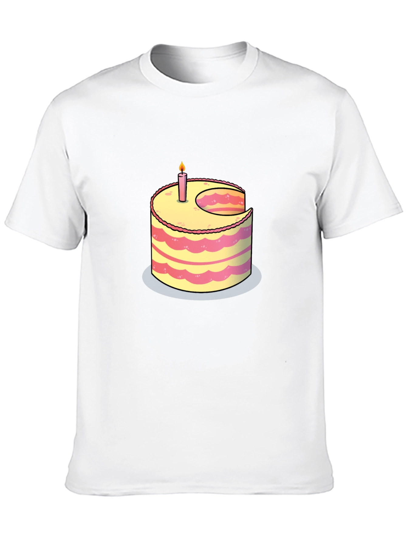 Cake Slice T-Shirt - Sweet Birthday Style