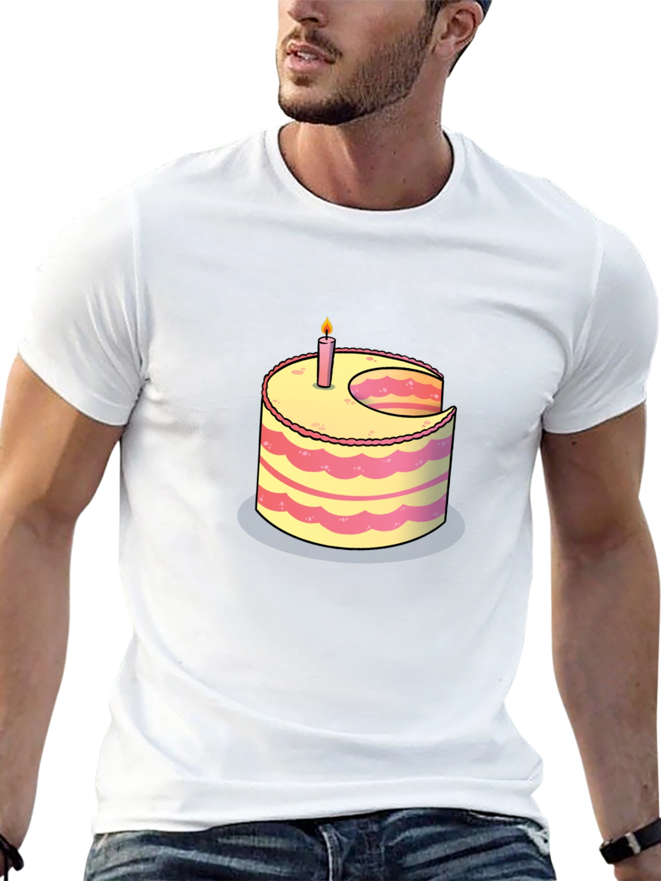 Cake Slice T-Shirt - Sweet Birthday Style