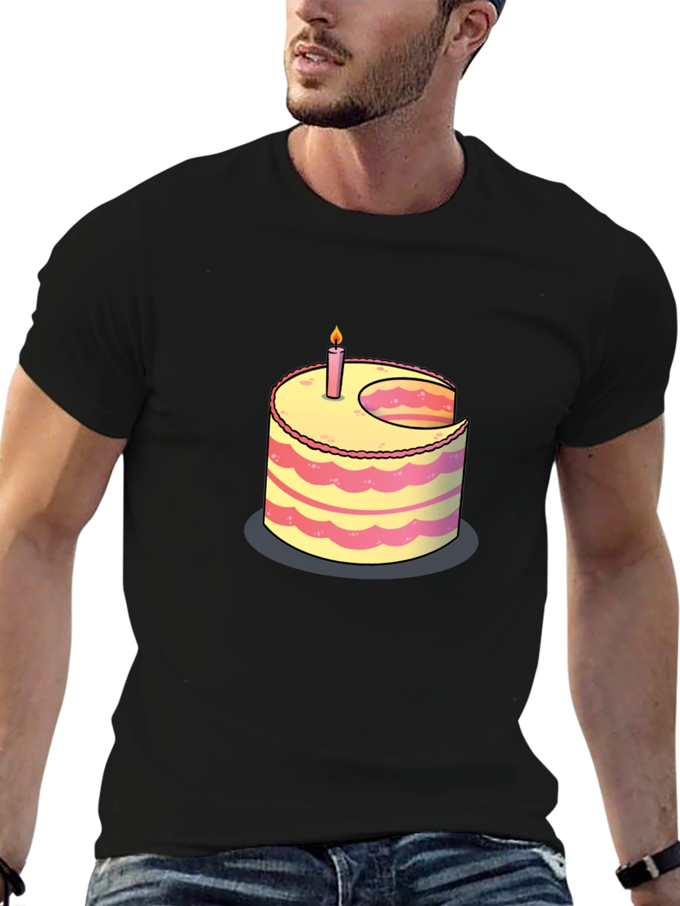 Cake Slice T-Shirt - Sweet Birthday Style