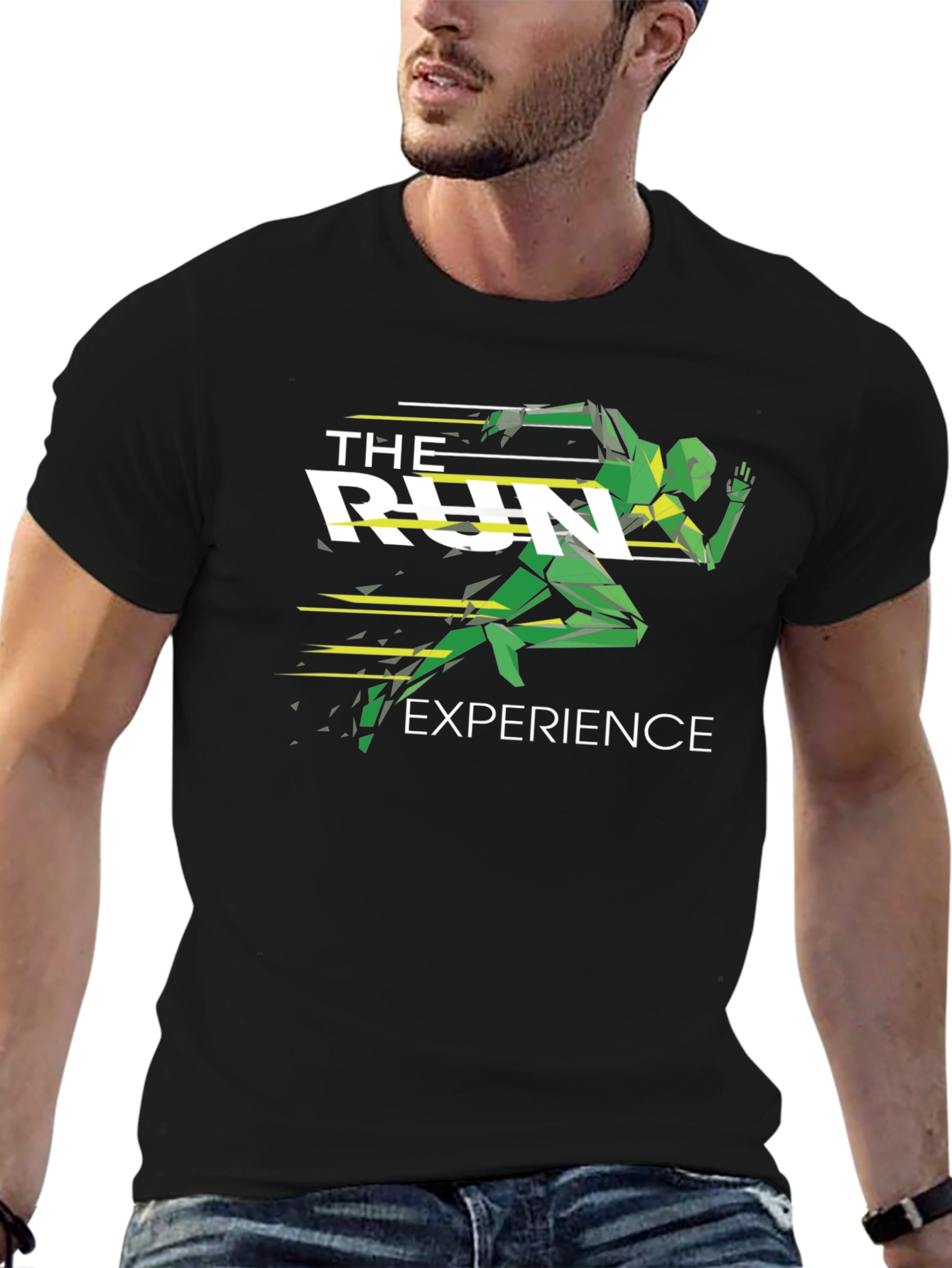 The Run Experience Graphic Tee - Black