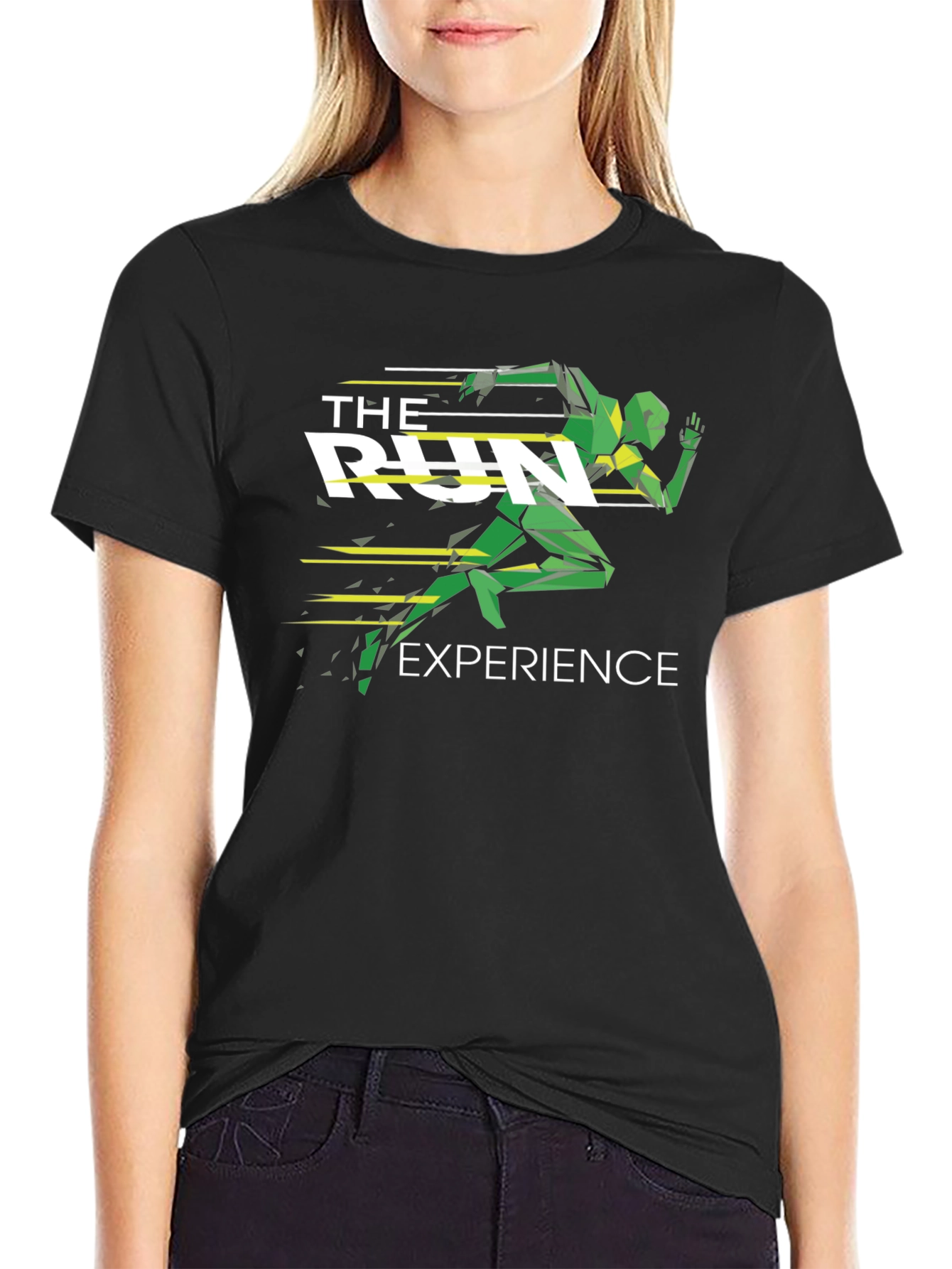 The Run Experience Graphic Tee - Black