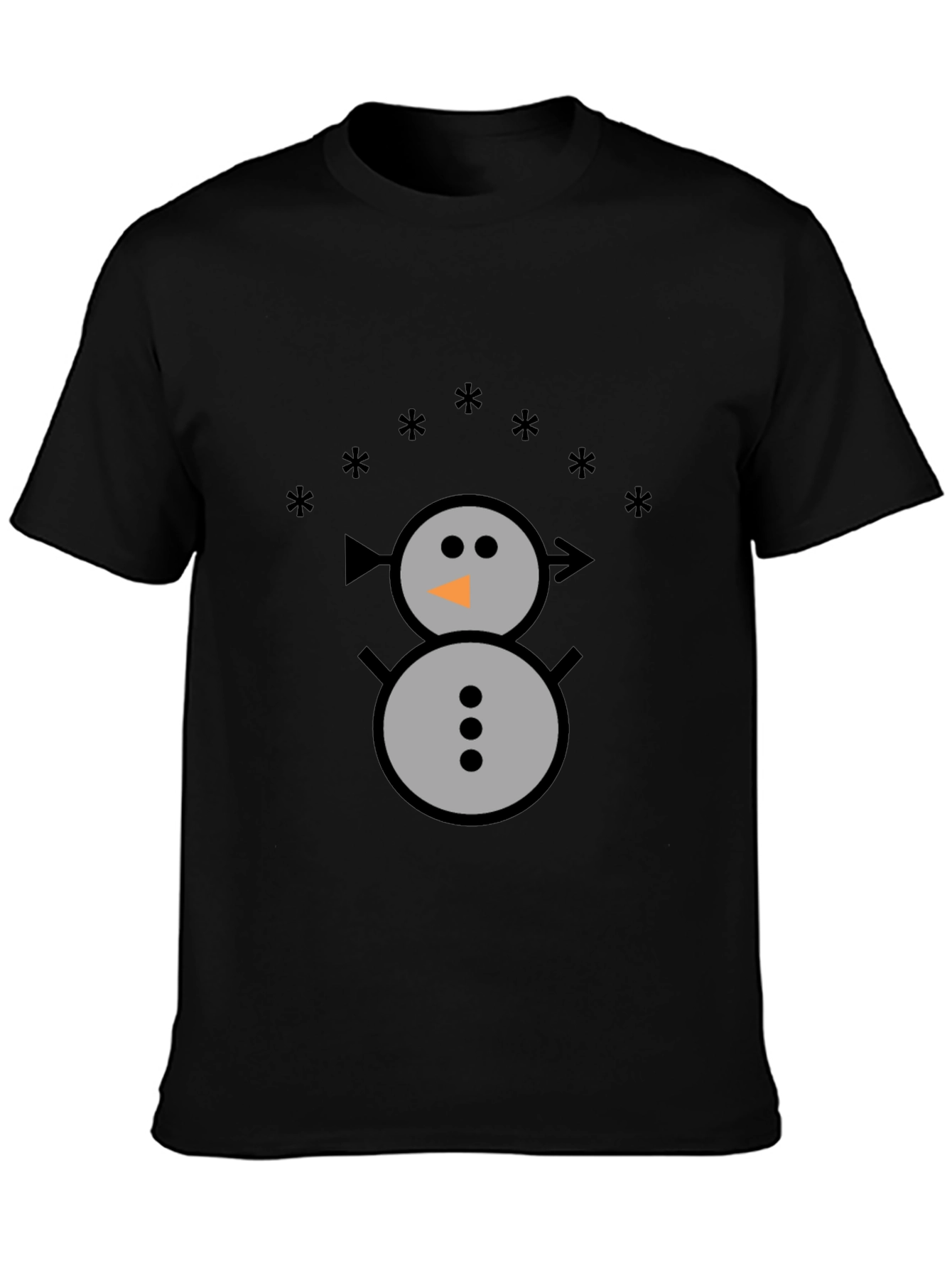 Snowman Graphic Tee - Winter Holiday Shirt