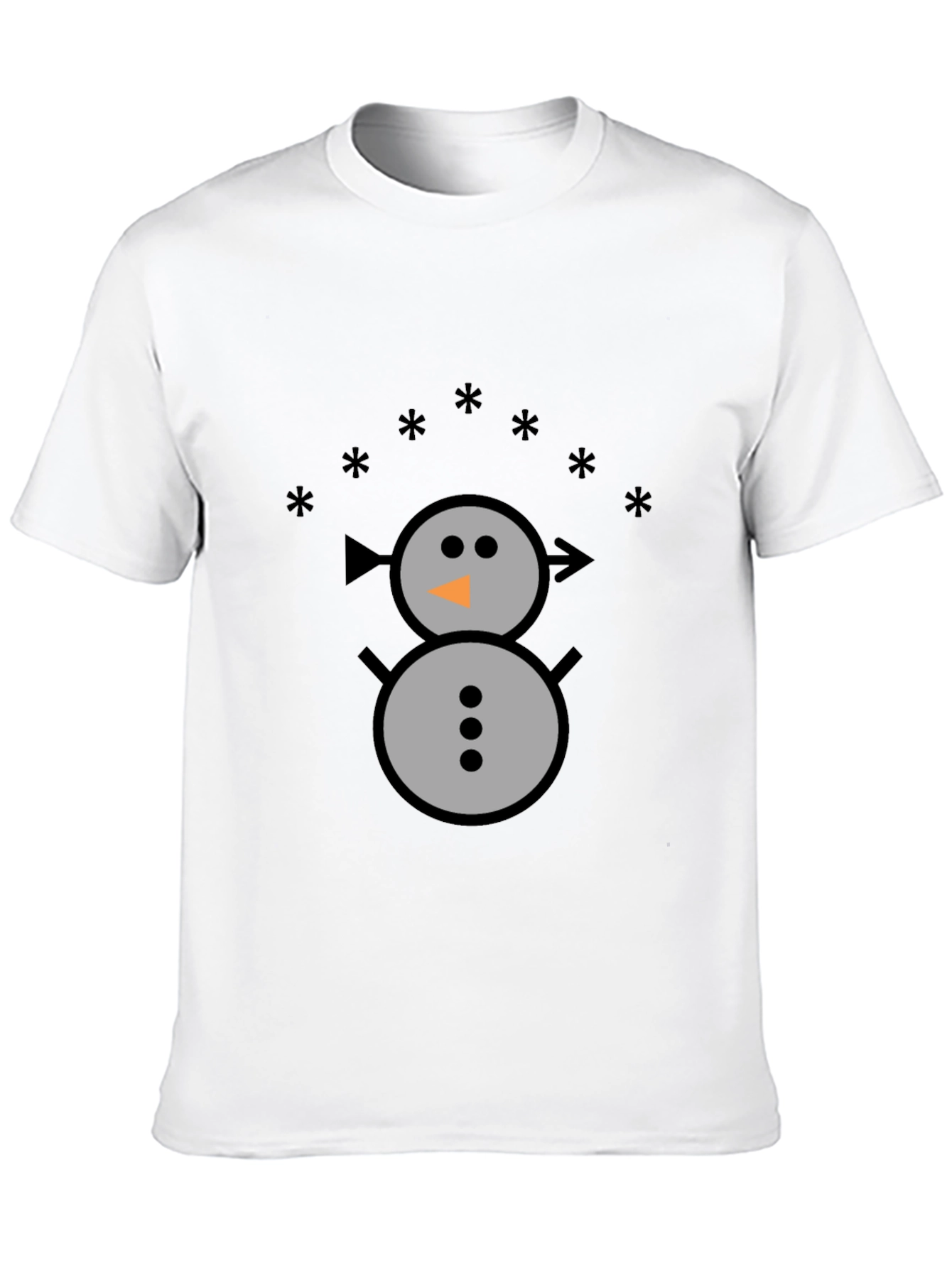 Snowman Graphic Tee - Winter Holiday Shirt
