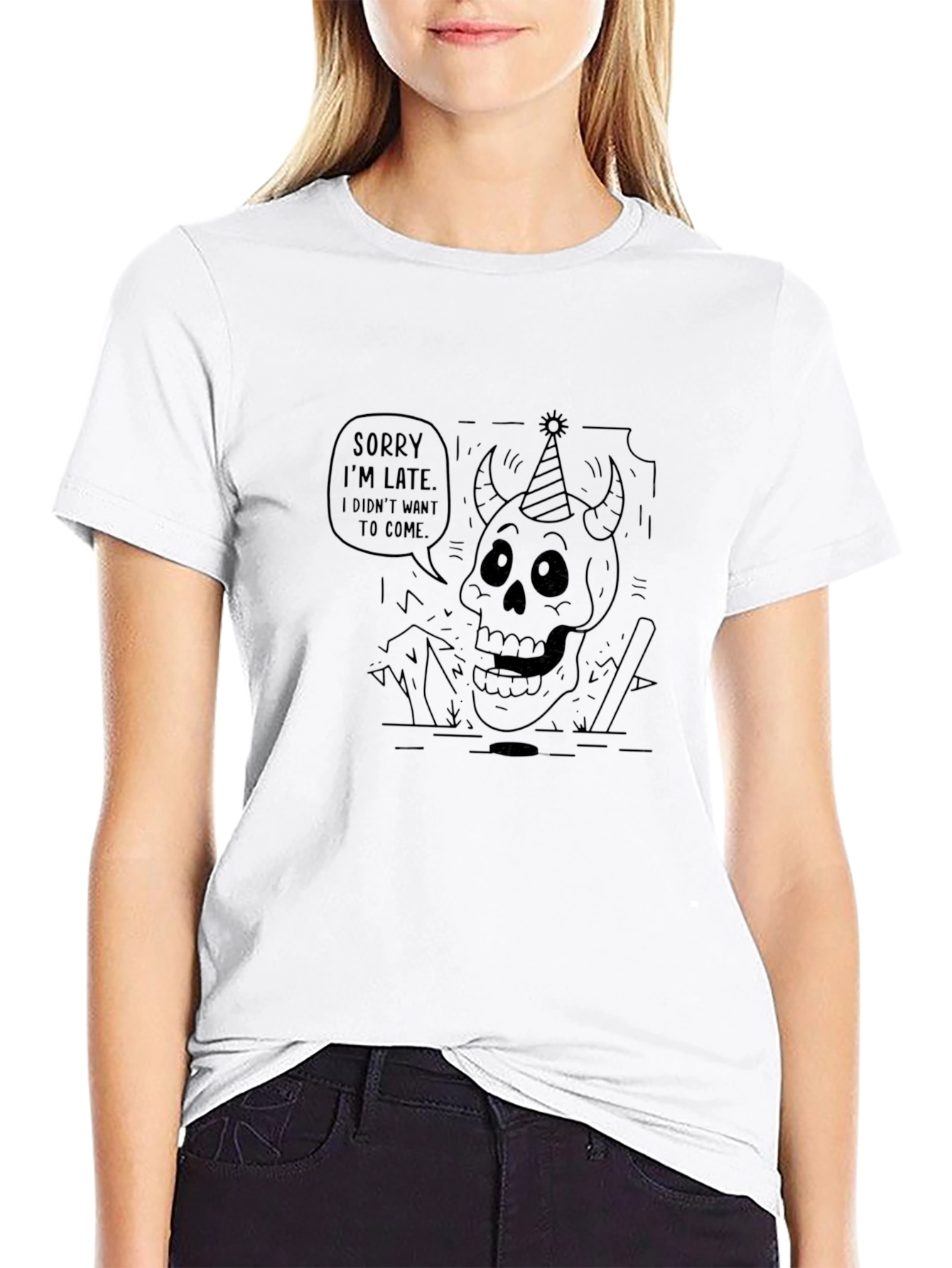 Sorry Im Late T-Shirt - Party Devil