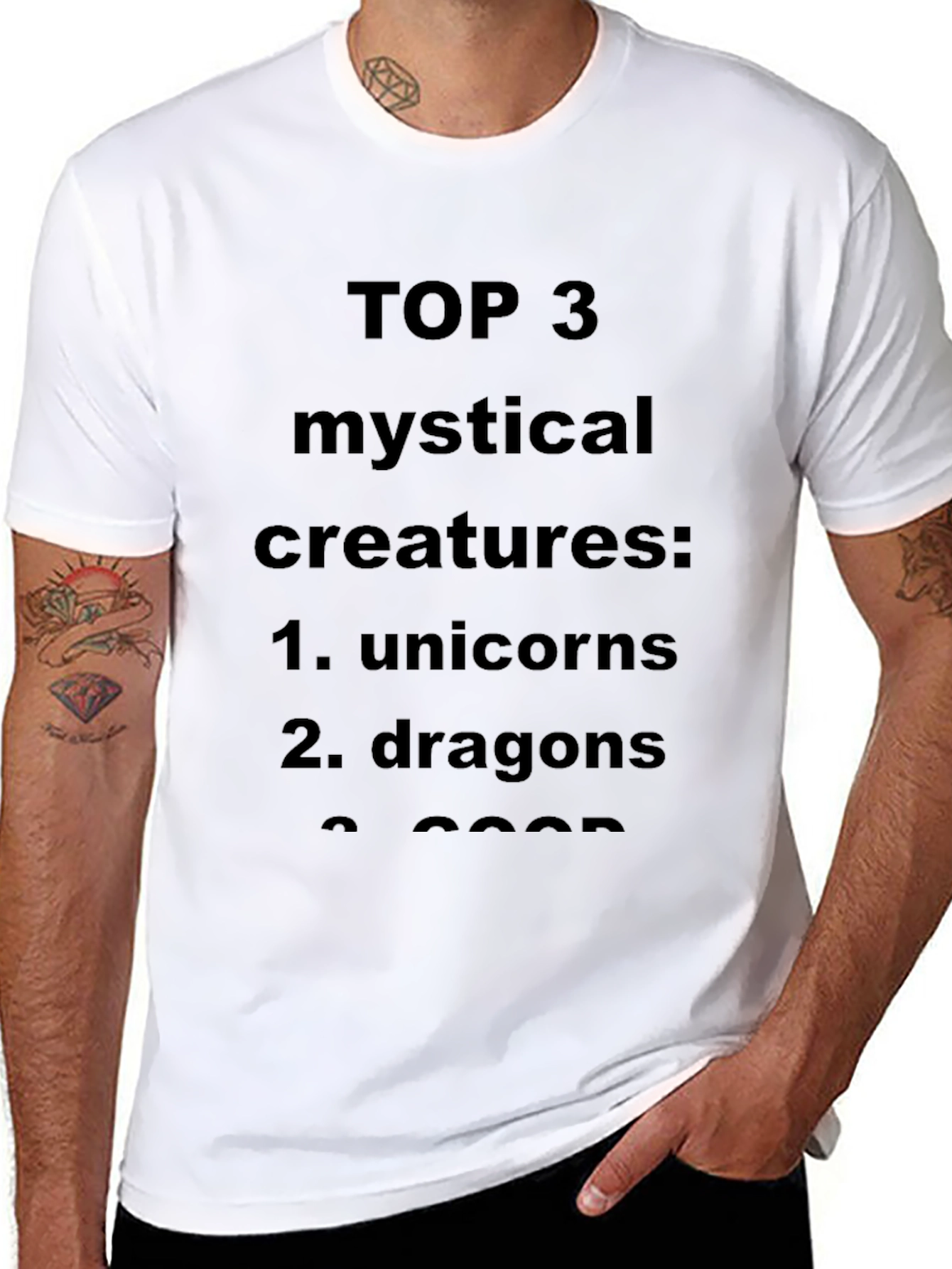 Mystical Creatures Graphic Tee | Funny Mens T-shirt