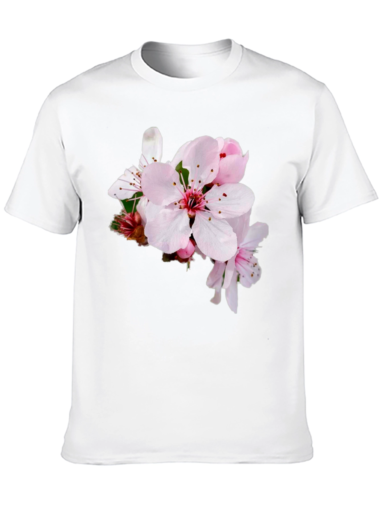 Floral Print T-Shirt - Casual Style