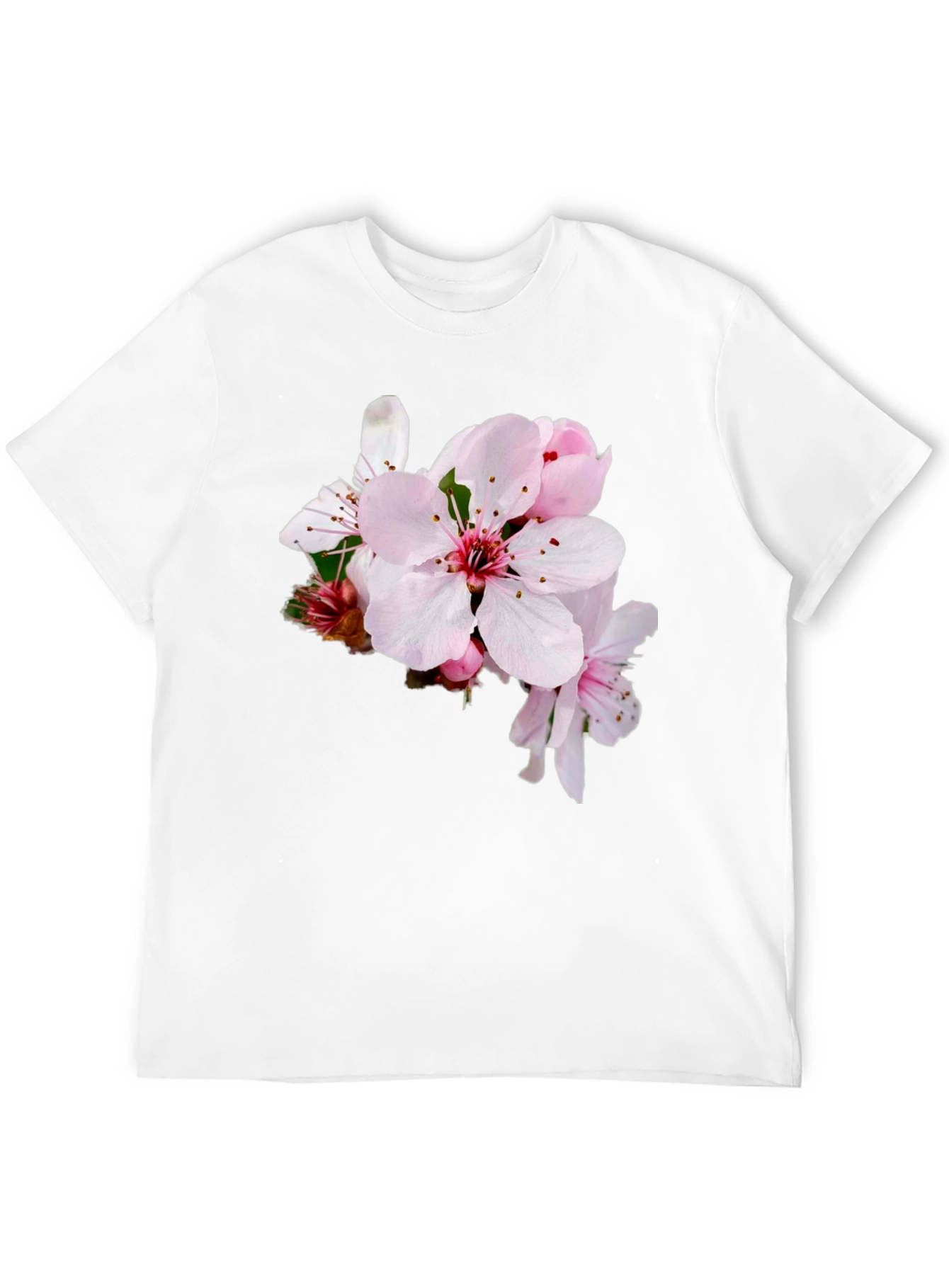Floral Print T-Shirt - Casual Style