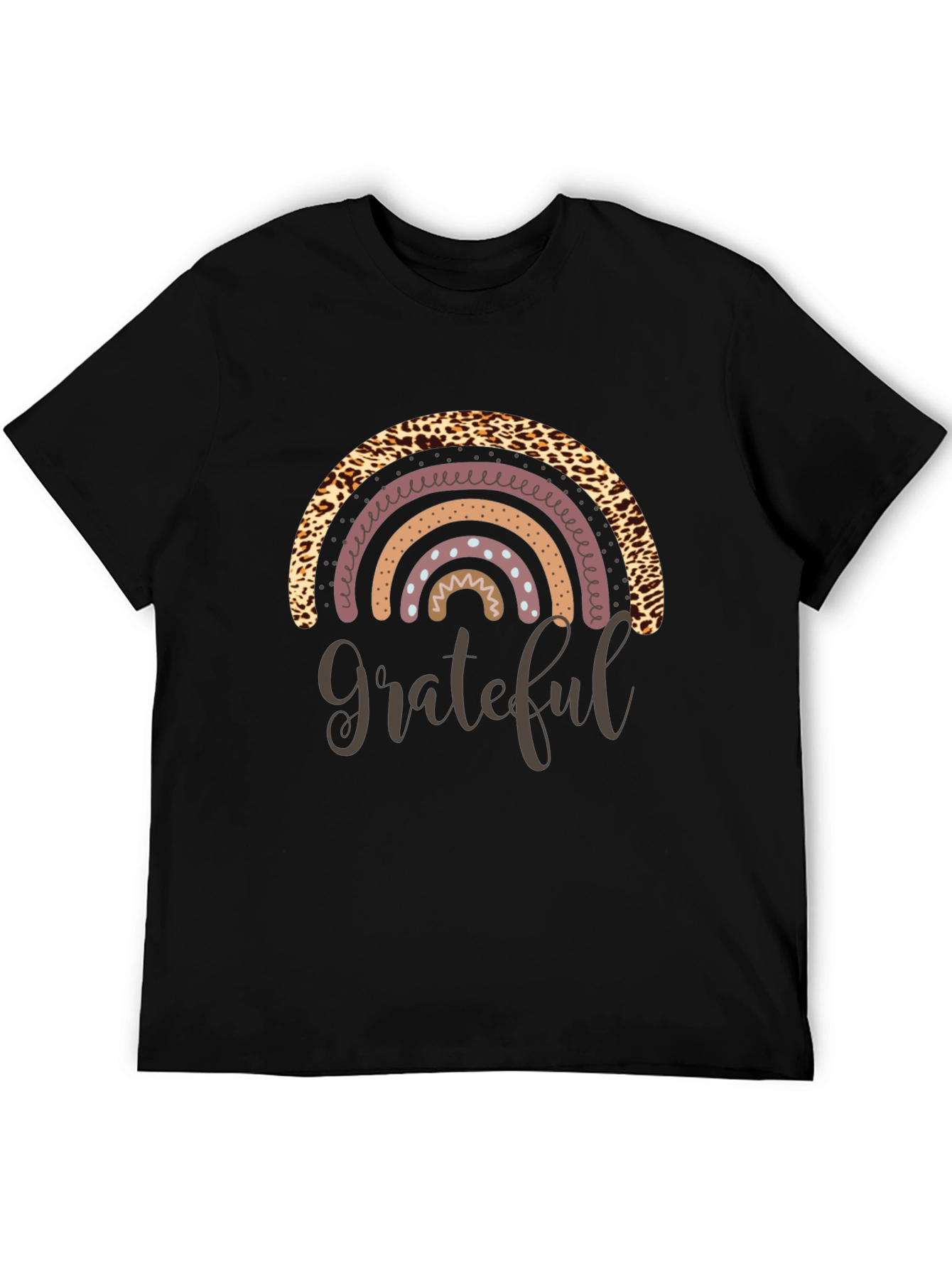 Grateful Rainbow Graphic T-Shirt