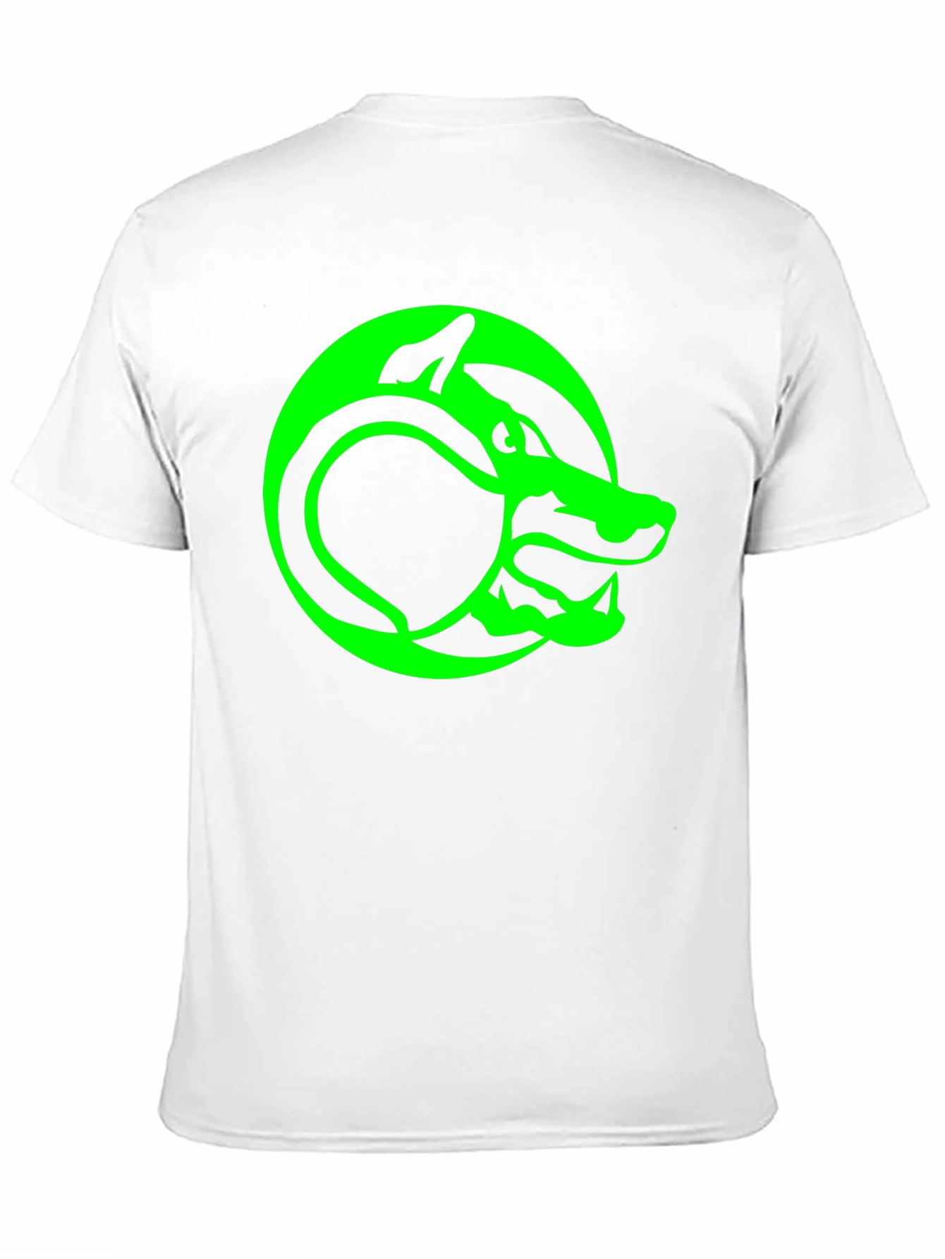 Green Serpent T-Shirt - Black Graphic Tee