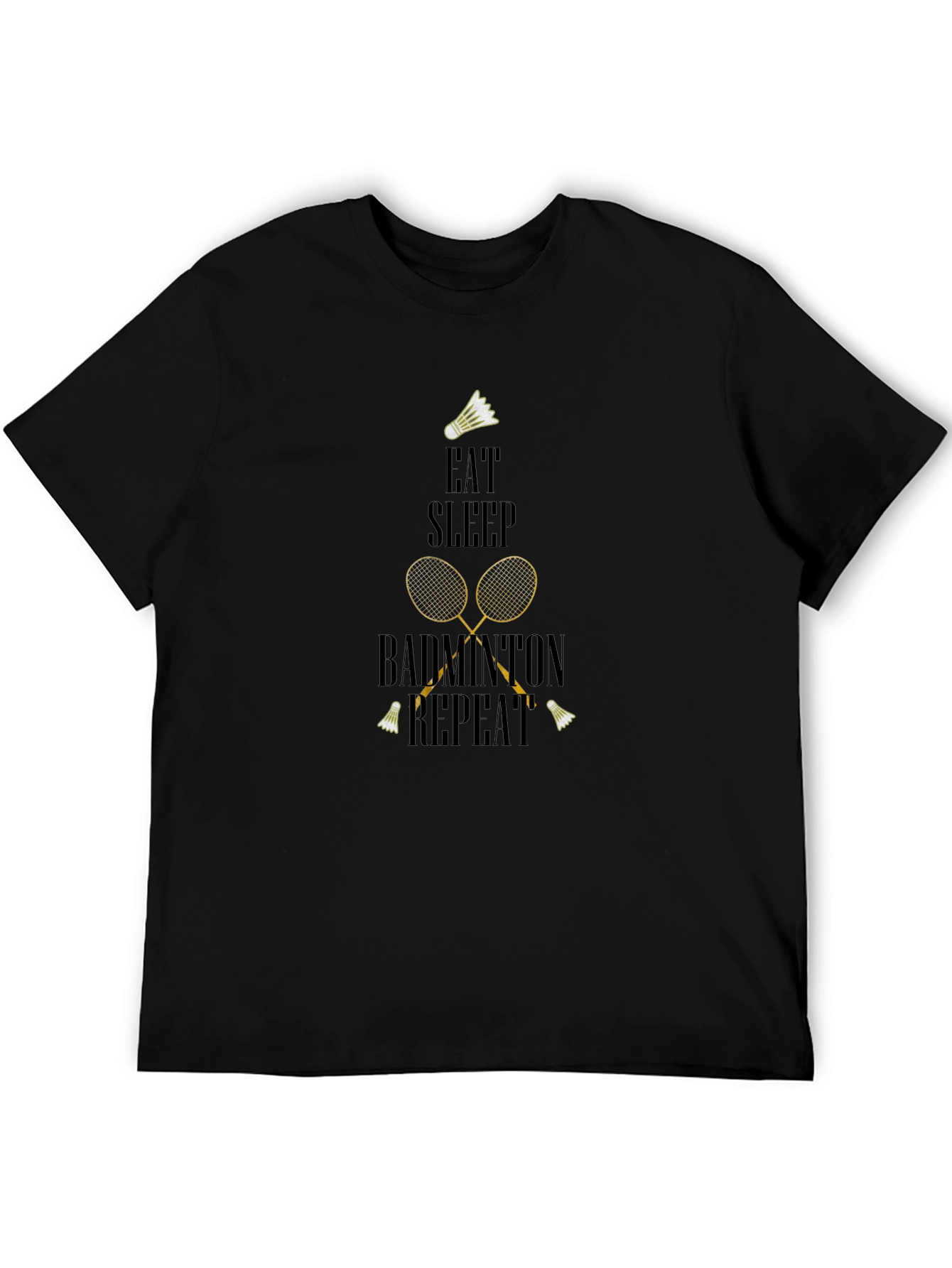 Eat Sleep Badminton Repeat T-Shirt