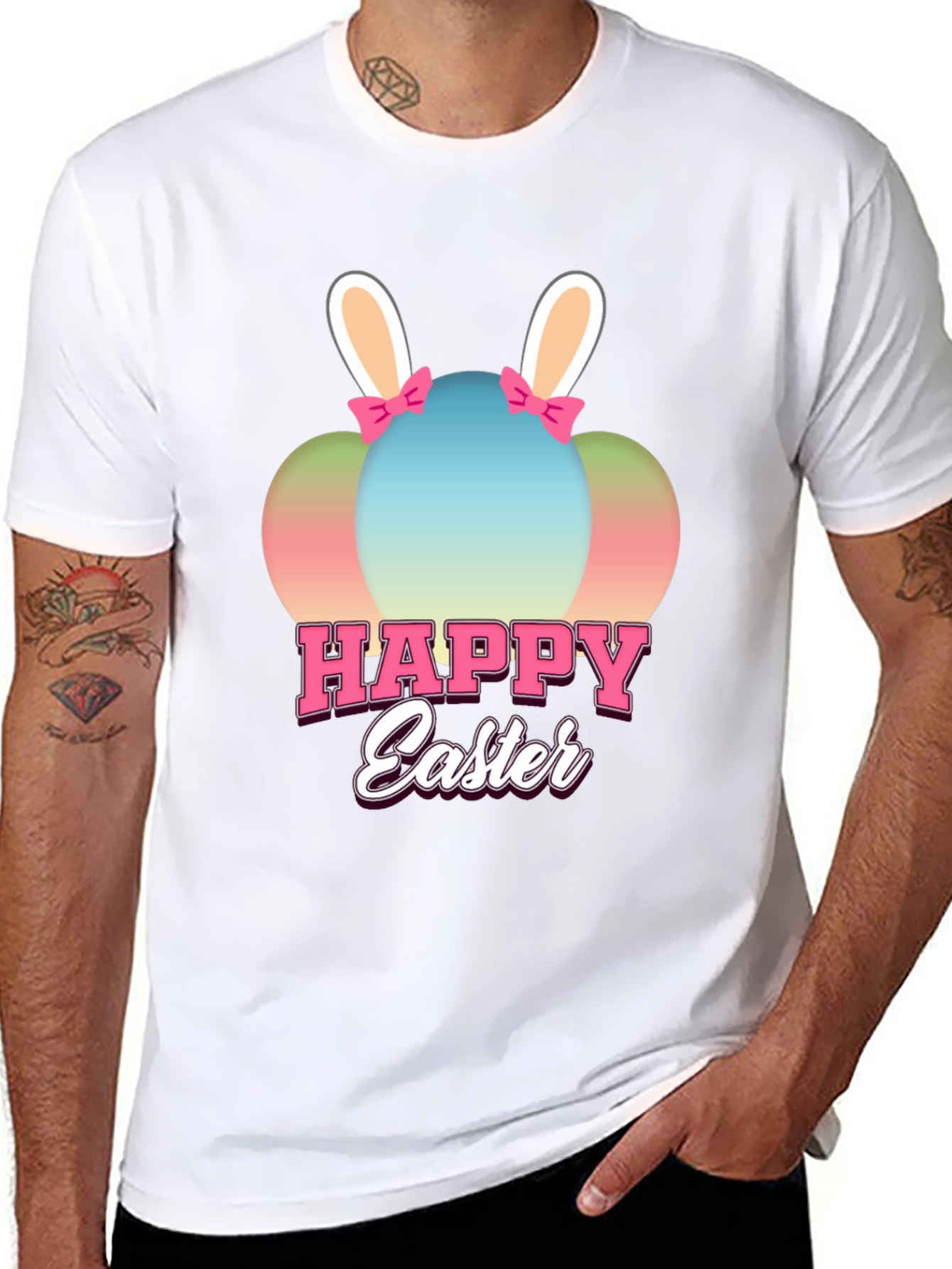 Happy Easter Bunny Eggs T-Shirt