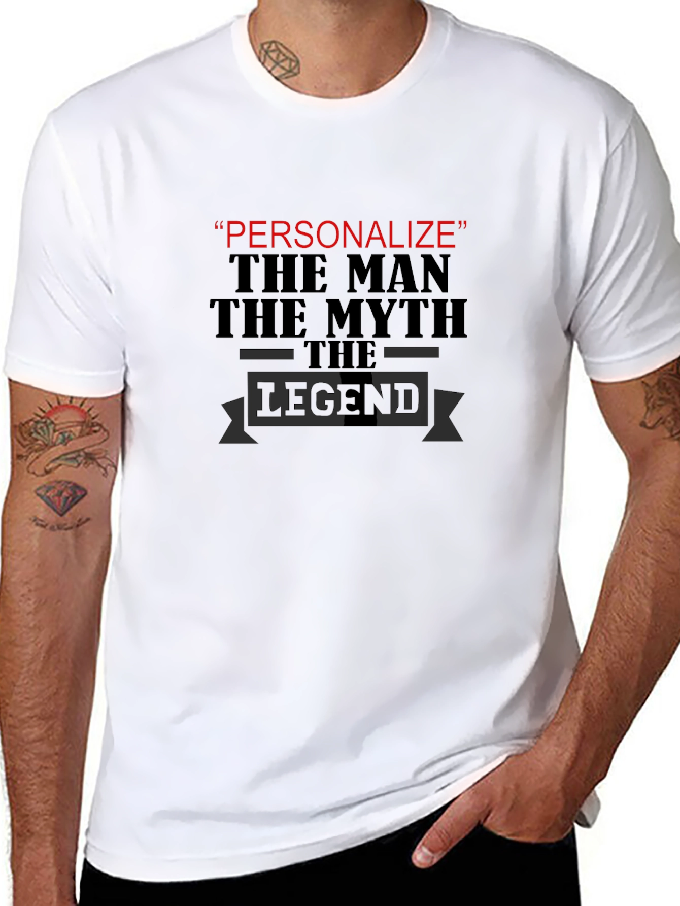 Personalized Legend T-Shirt - The Man The Myth