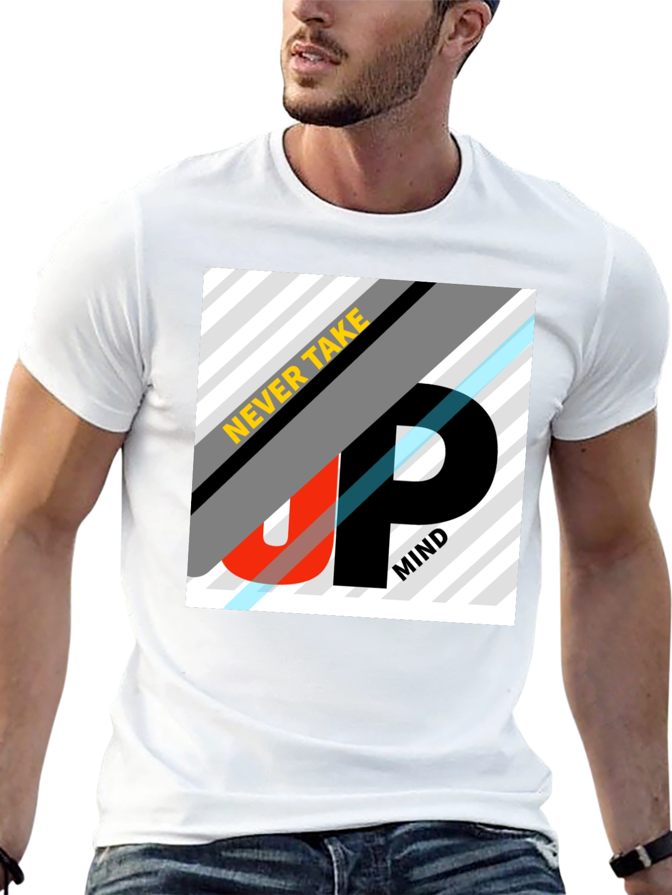 Never Take Up Mind Black Graphic Tee