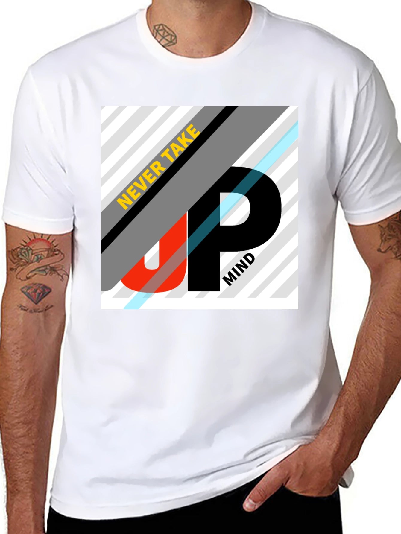 Never Take Up Mind Black Graphic Tee