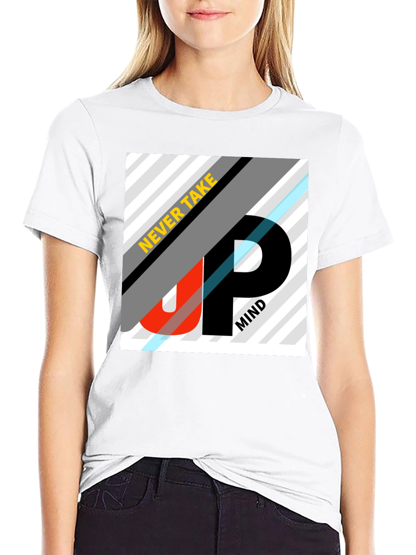 Never Take Up Mind Black Graphic Tee