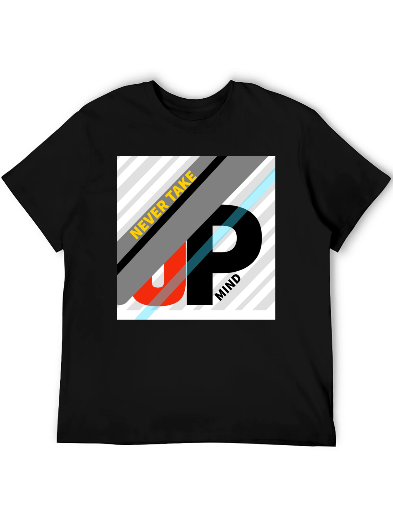Never Take Up Mind Black Graphic Tee