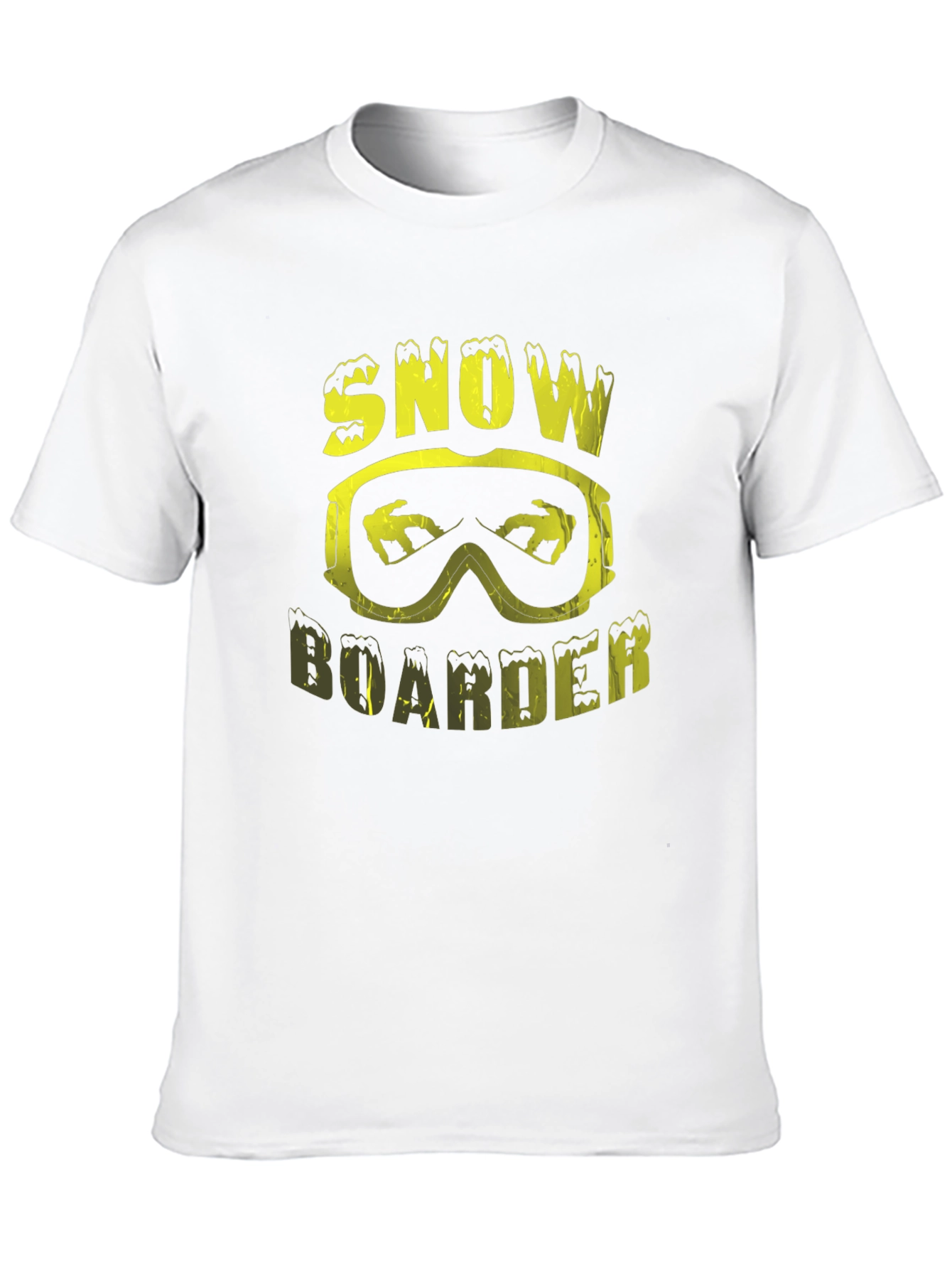 Snowboarder Graphic Tee - Black