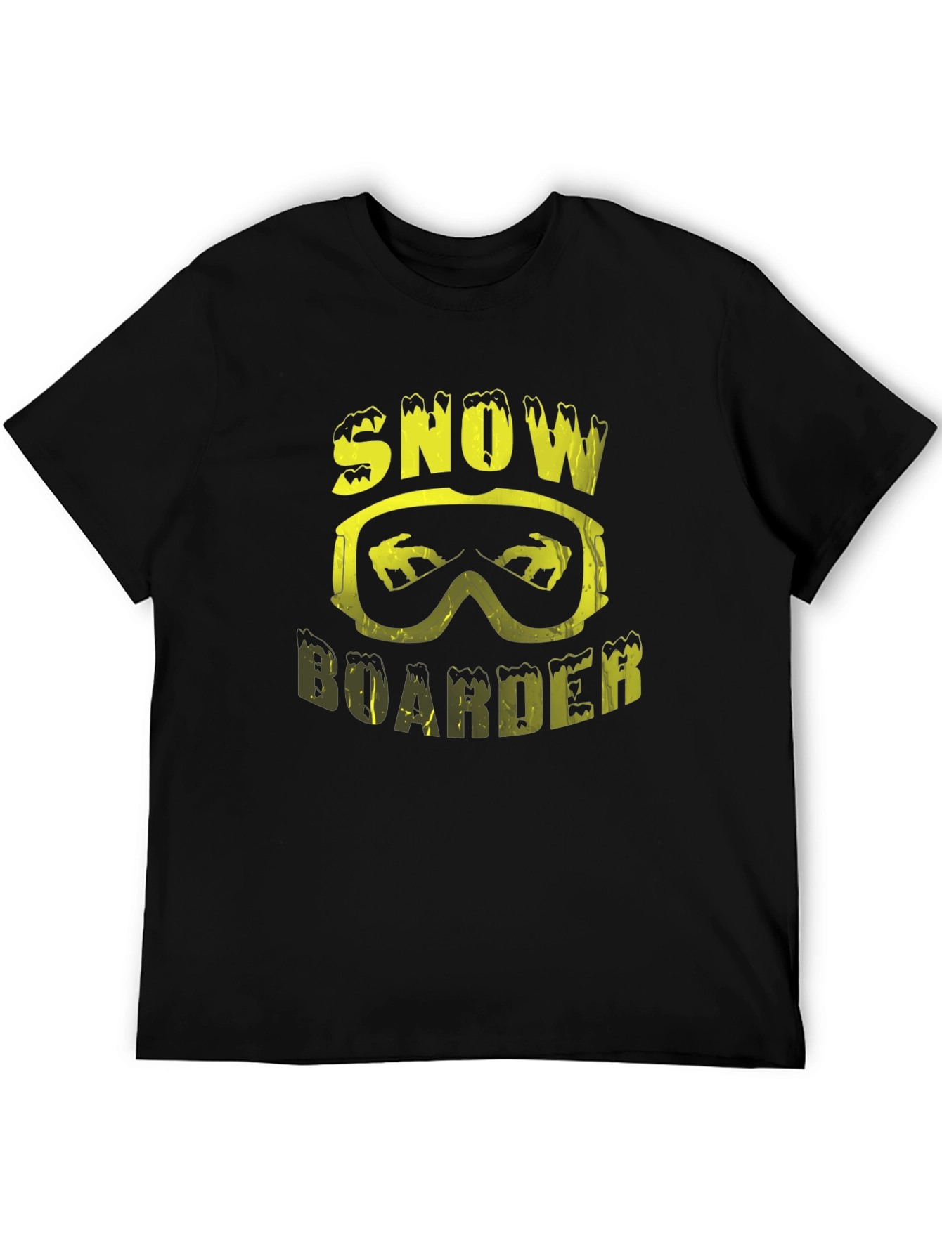 Snowboarder Graphic Tee - Black