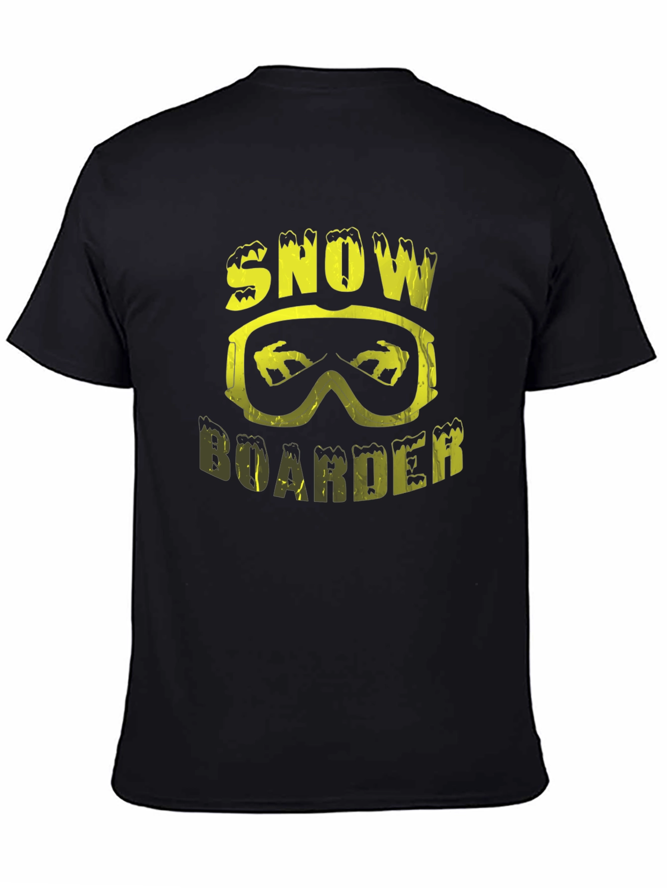 Snowboarder Graphic Tee - Black