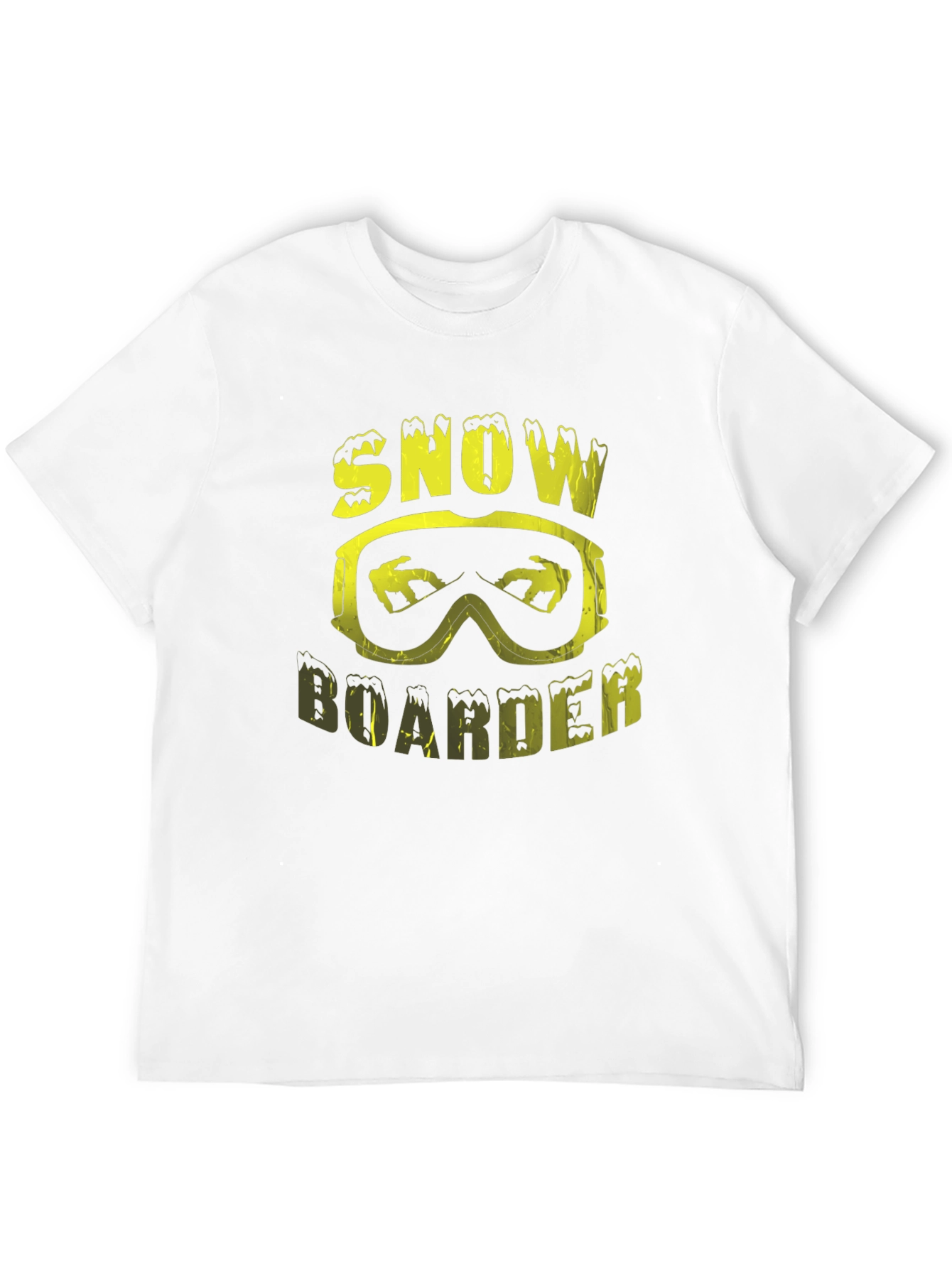Snowboarder Graphic Tee - Black