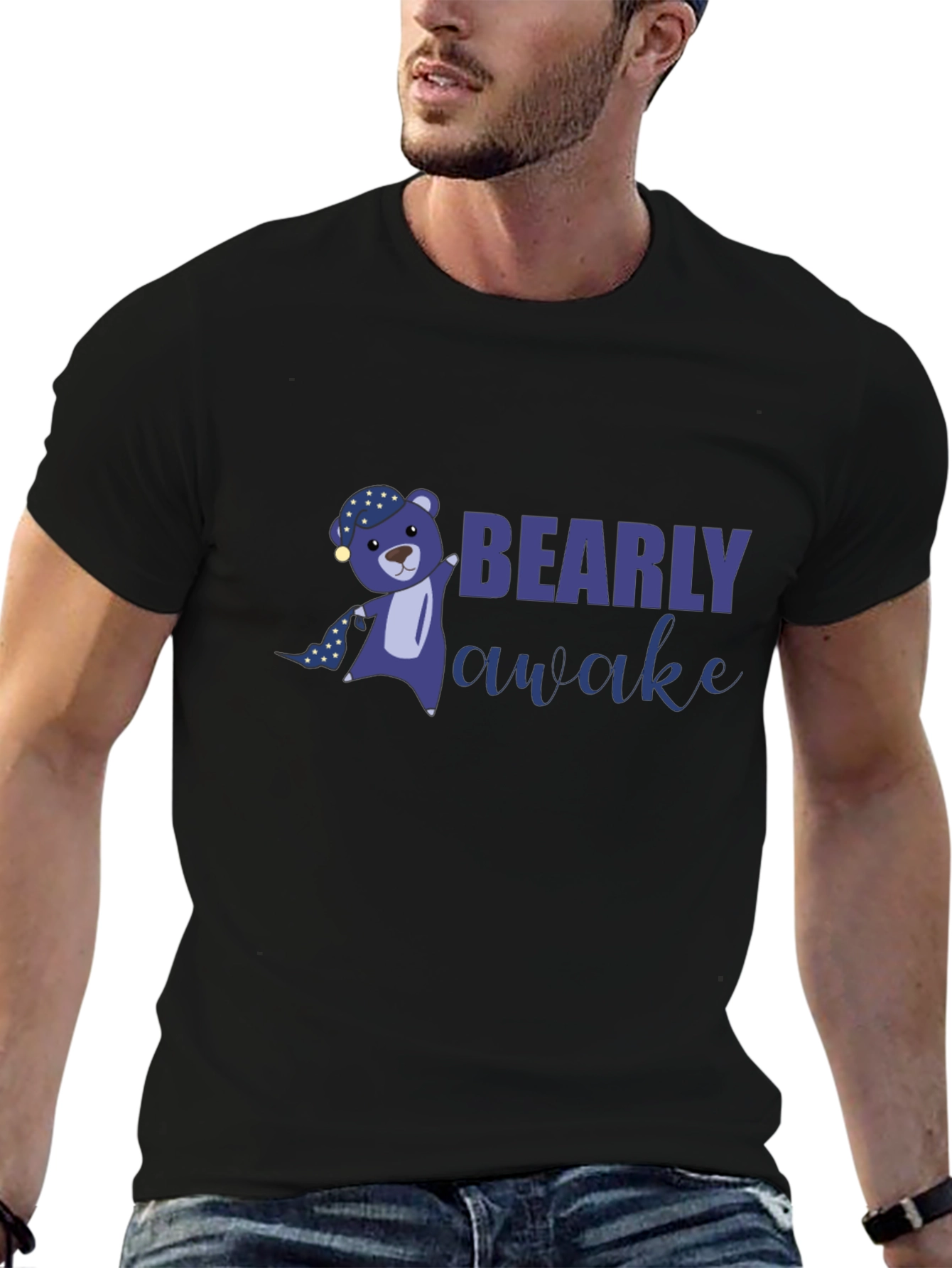 Bearly Awake Graphic T-Shirt