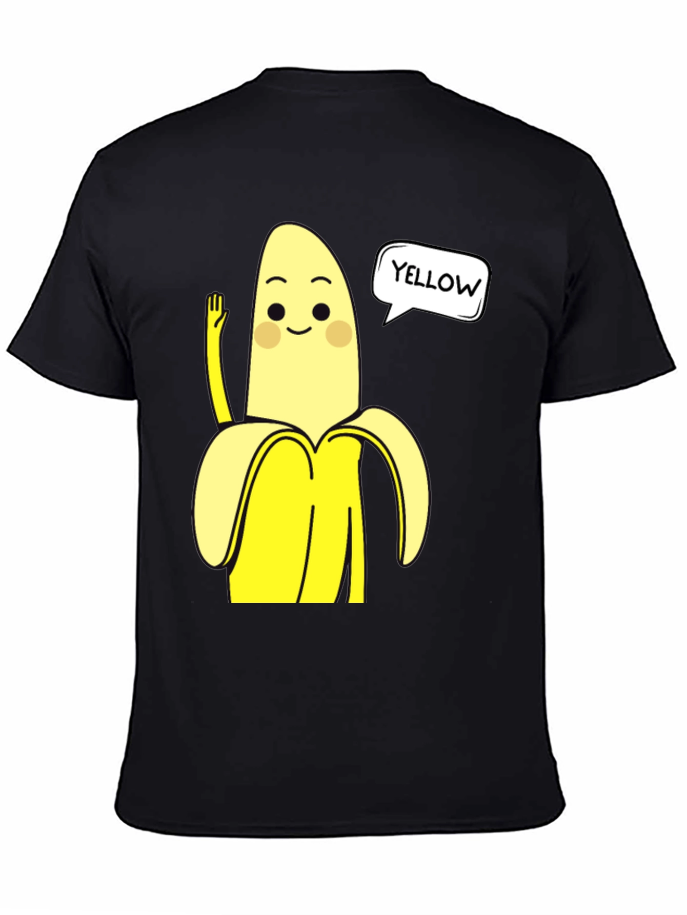 Funny Banana Graphic Tee - Yellow Humor T-Shirt