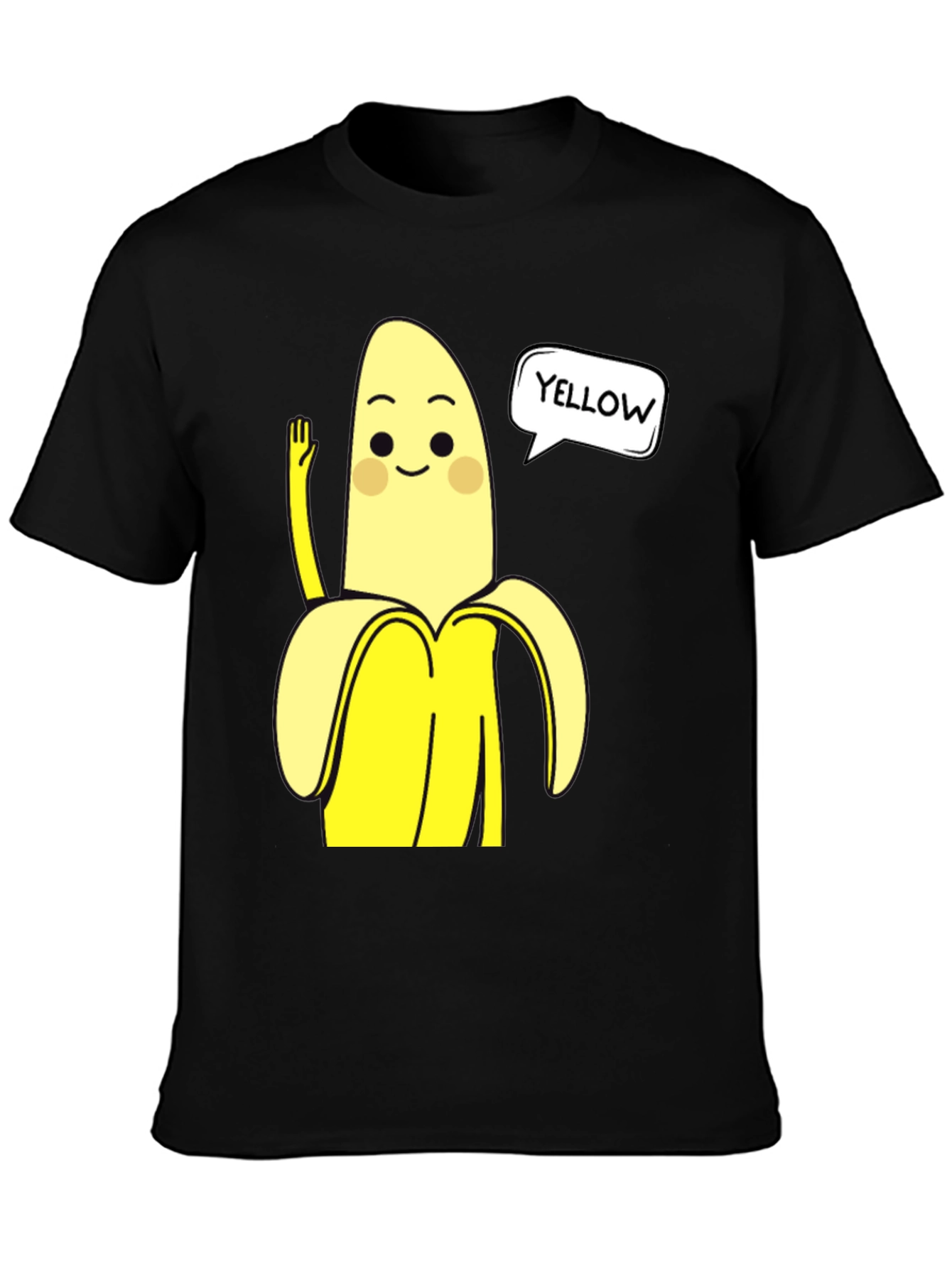 Funny Banana Graphic Tee - Yellow Humor T-Shirt
