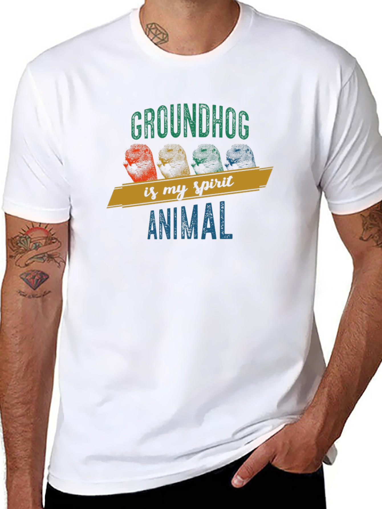 Groundhog Spirit Animal T-Shirt