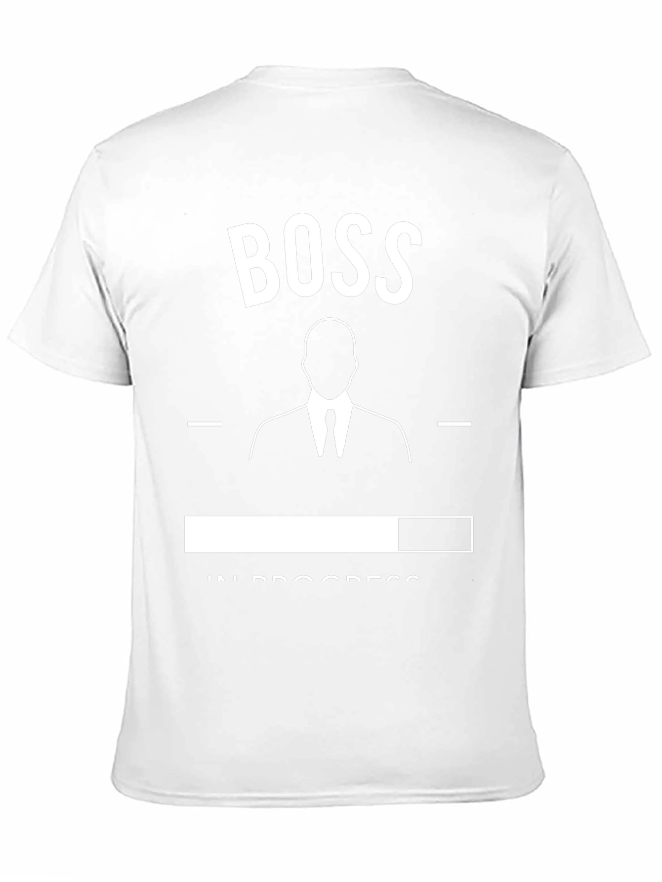 Boss In Progress T-Shirt - Black Graphic Tee