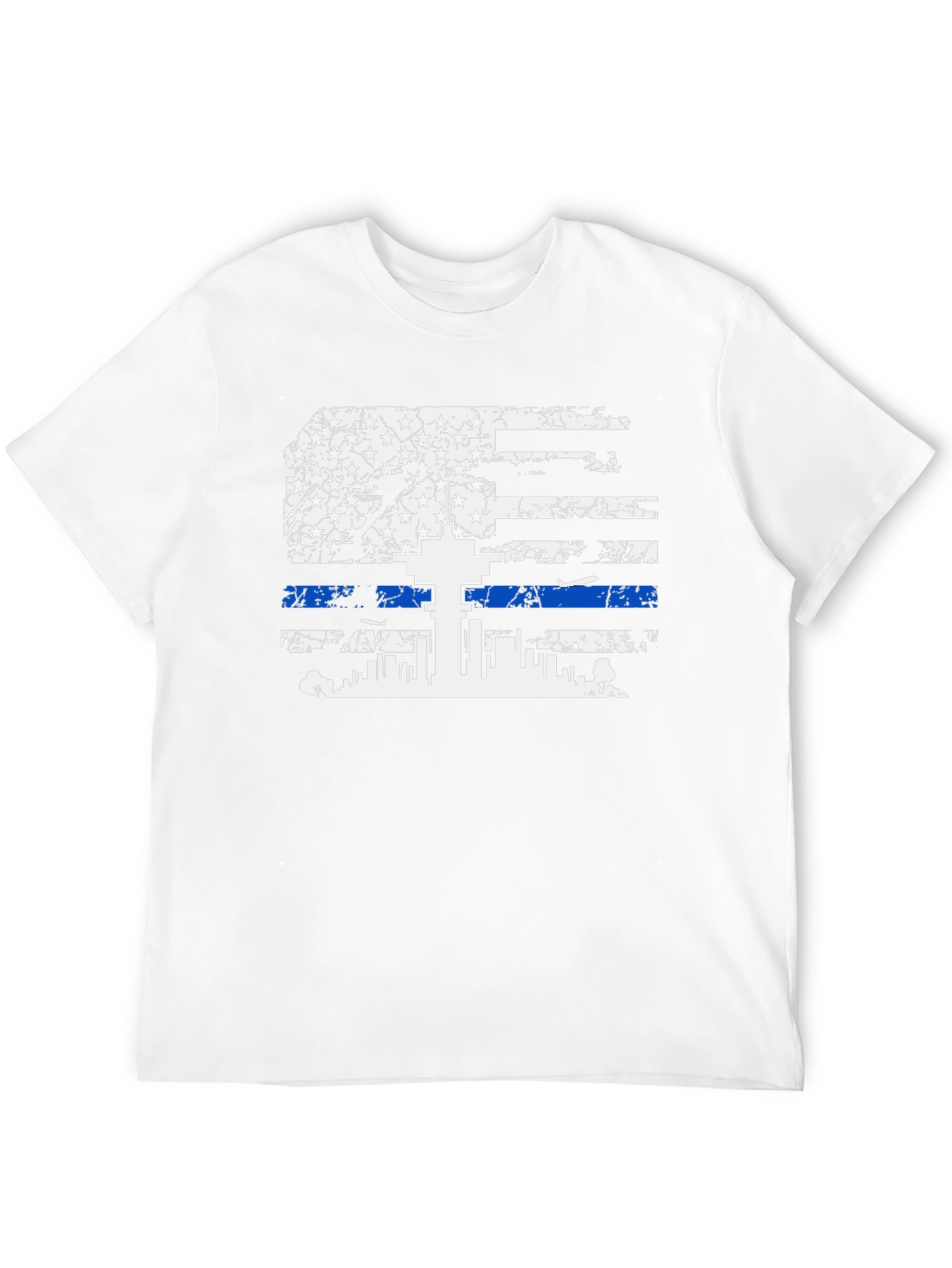 Thin Blue Line Flag T-Shirt