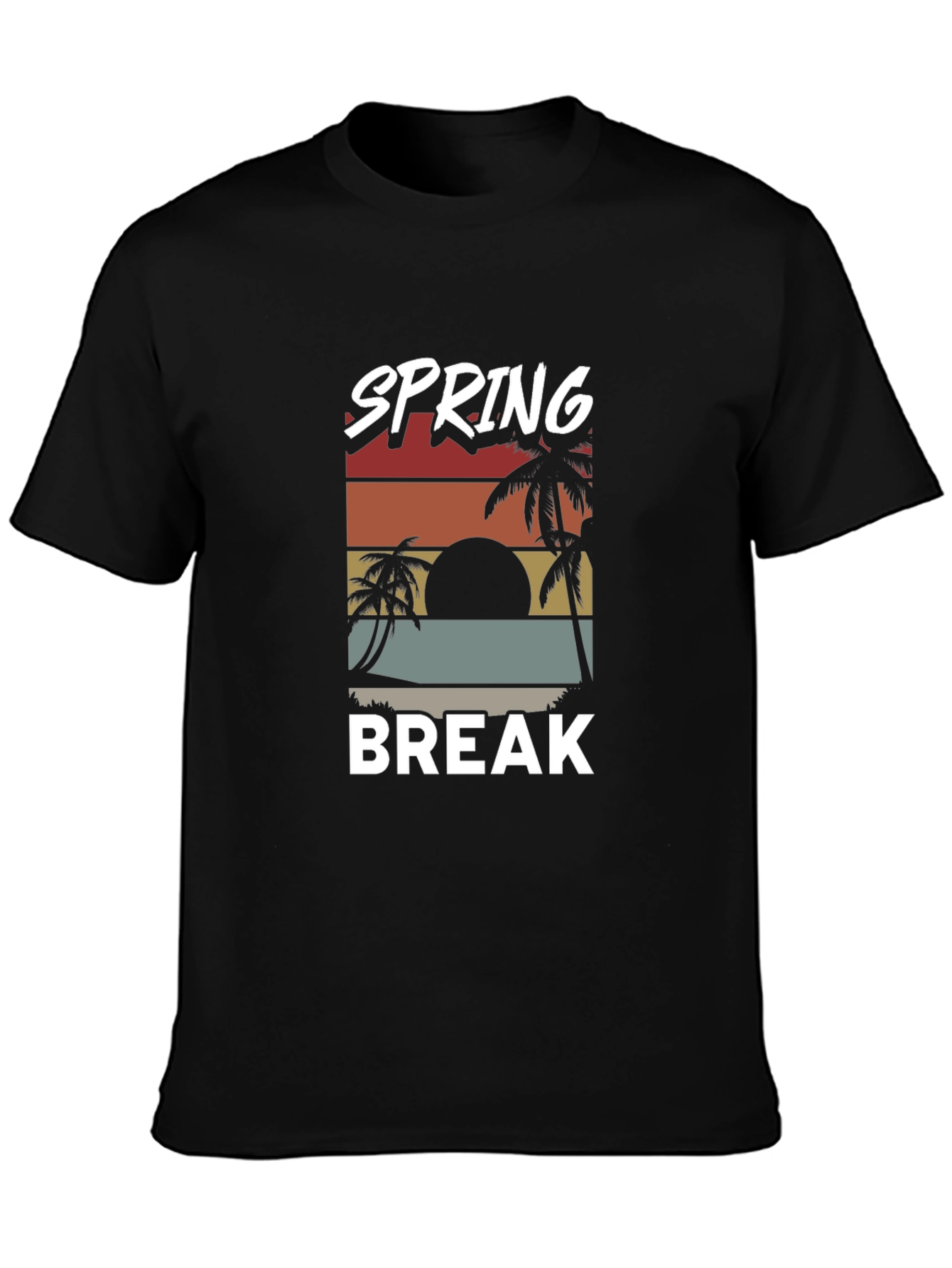 Spring Break Retro Graphic T-Shirt