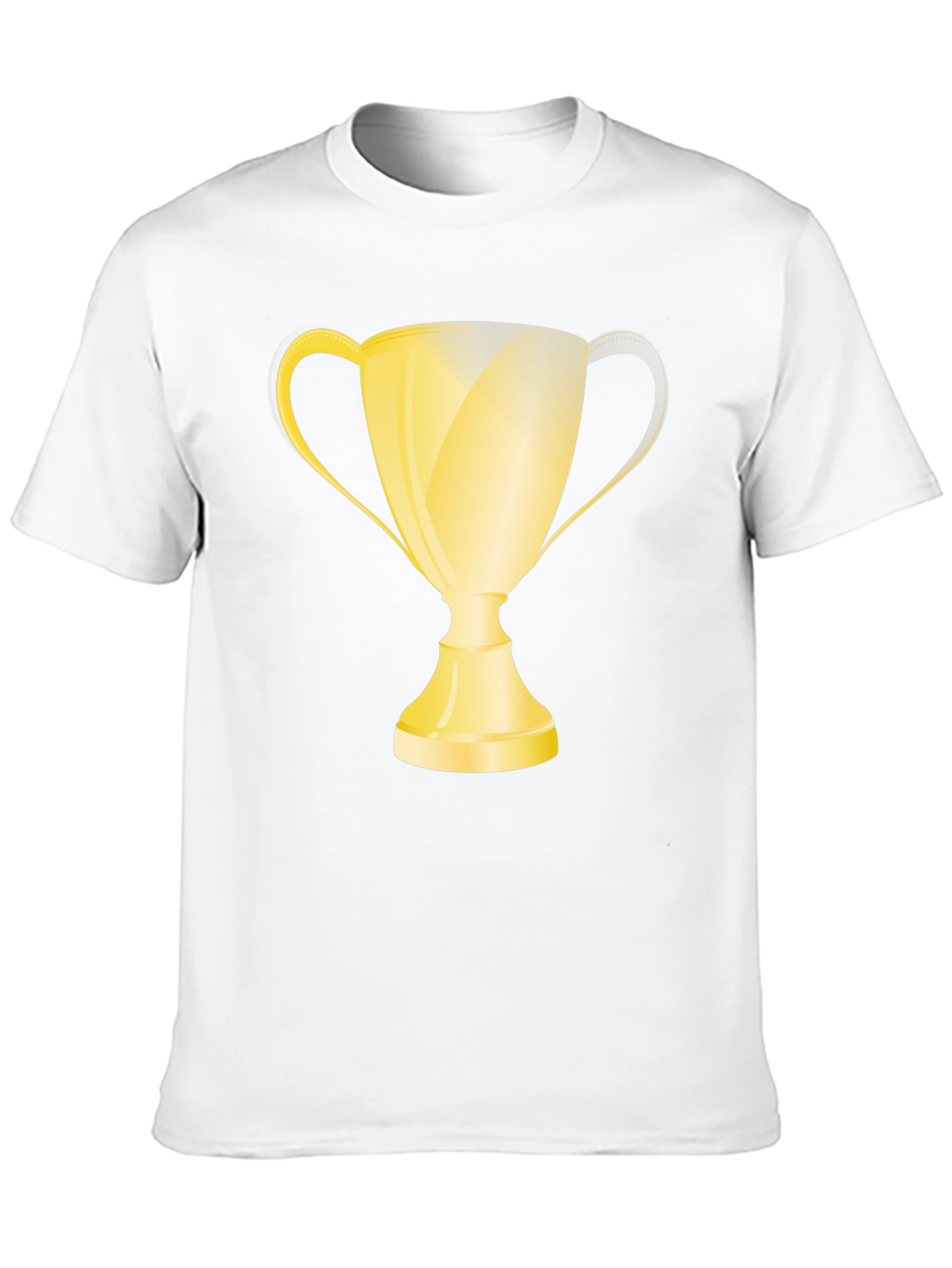 Gold Trophy Graphic Black T-Shirt
