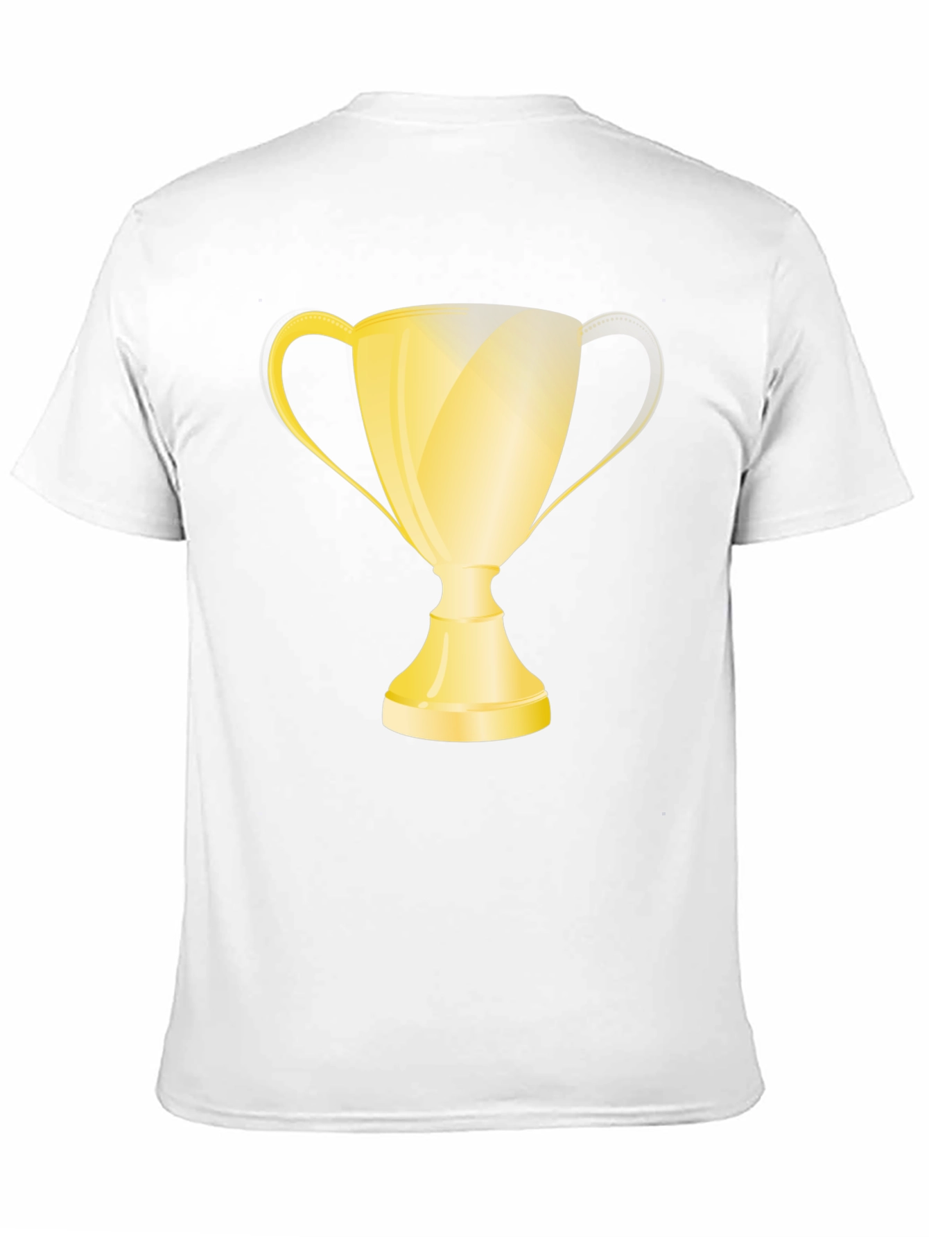Gold Trophy Graphic Black T-Shirt