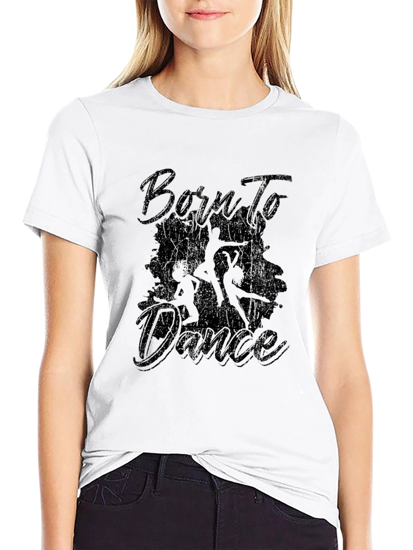 Born To Dance Black T-Shirt Graphic Tee