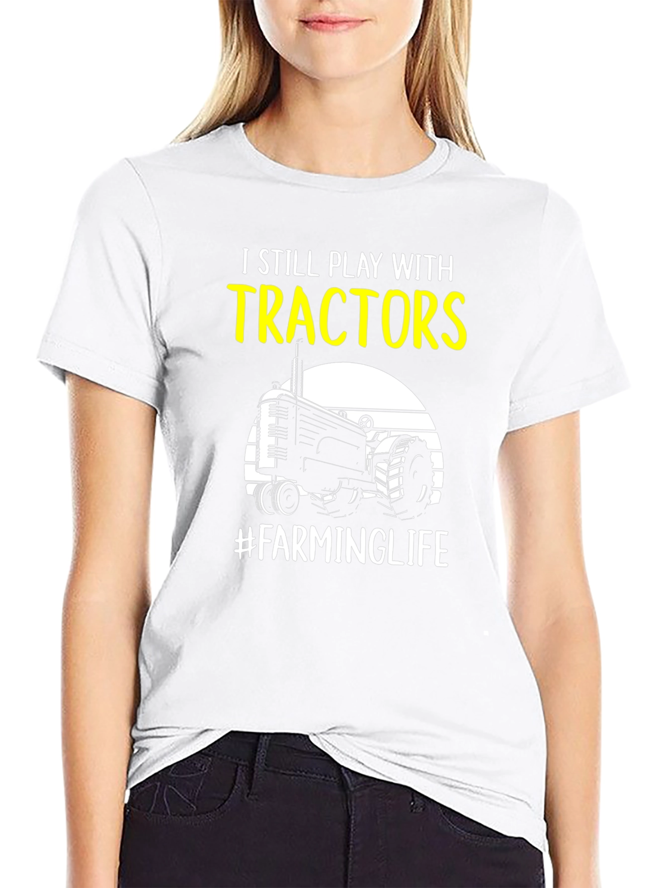 I Still Play with Tractors Farming T-Shirt