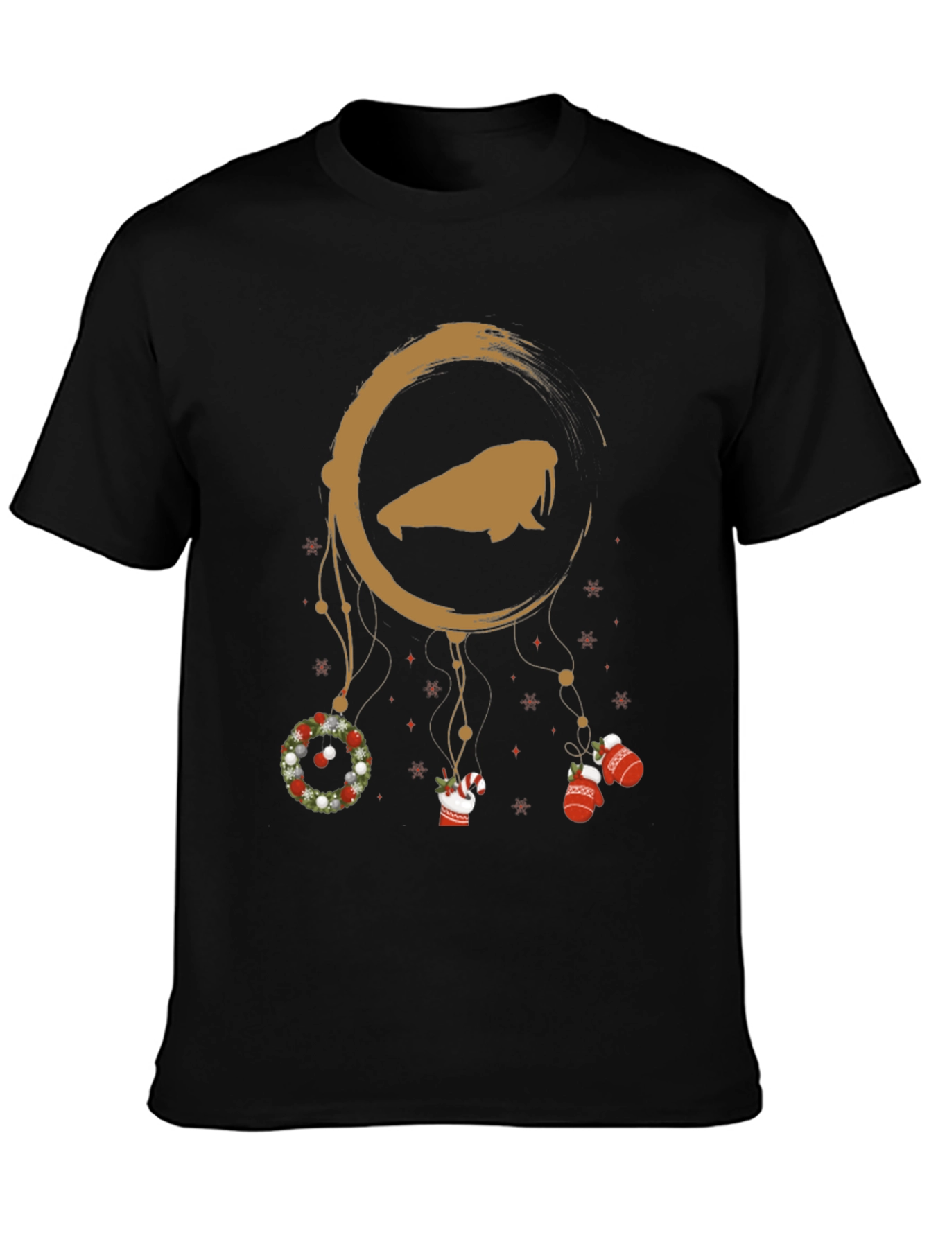 Festive Walrus Dreamcatcher T-Shirt