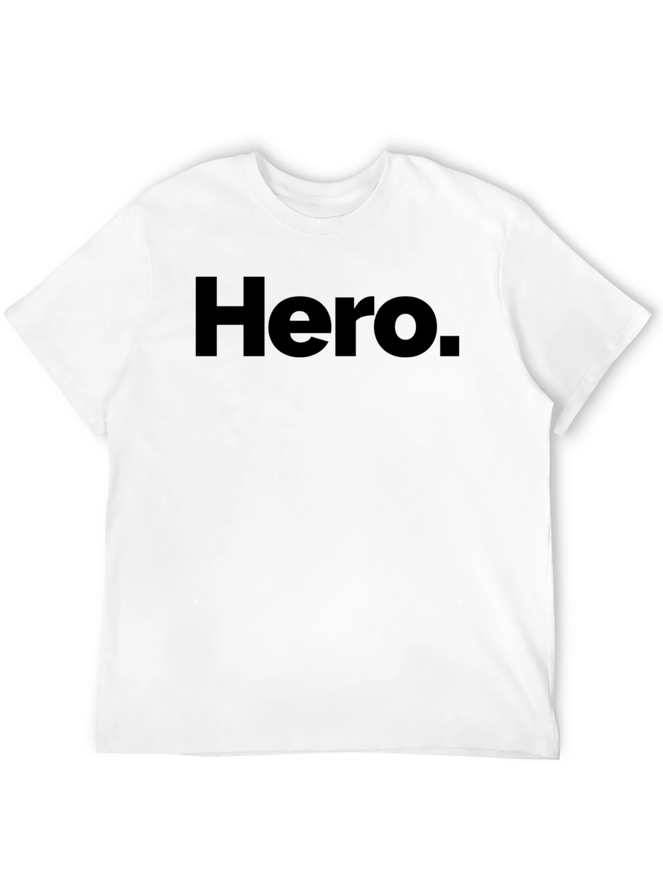 Hero Graphic Print Black T-Shirt