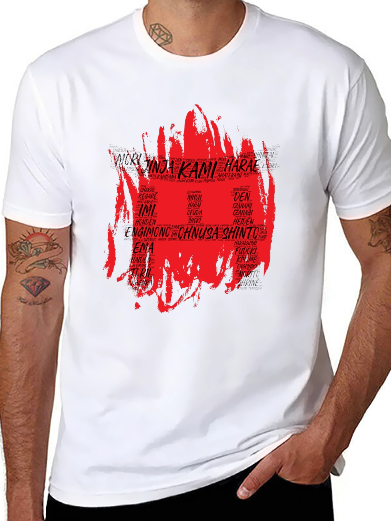 Japanese Culture Word Art T-Shirt